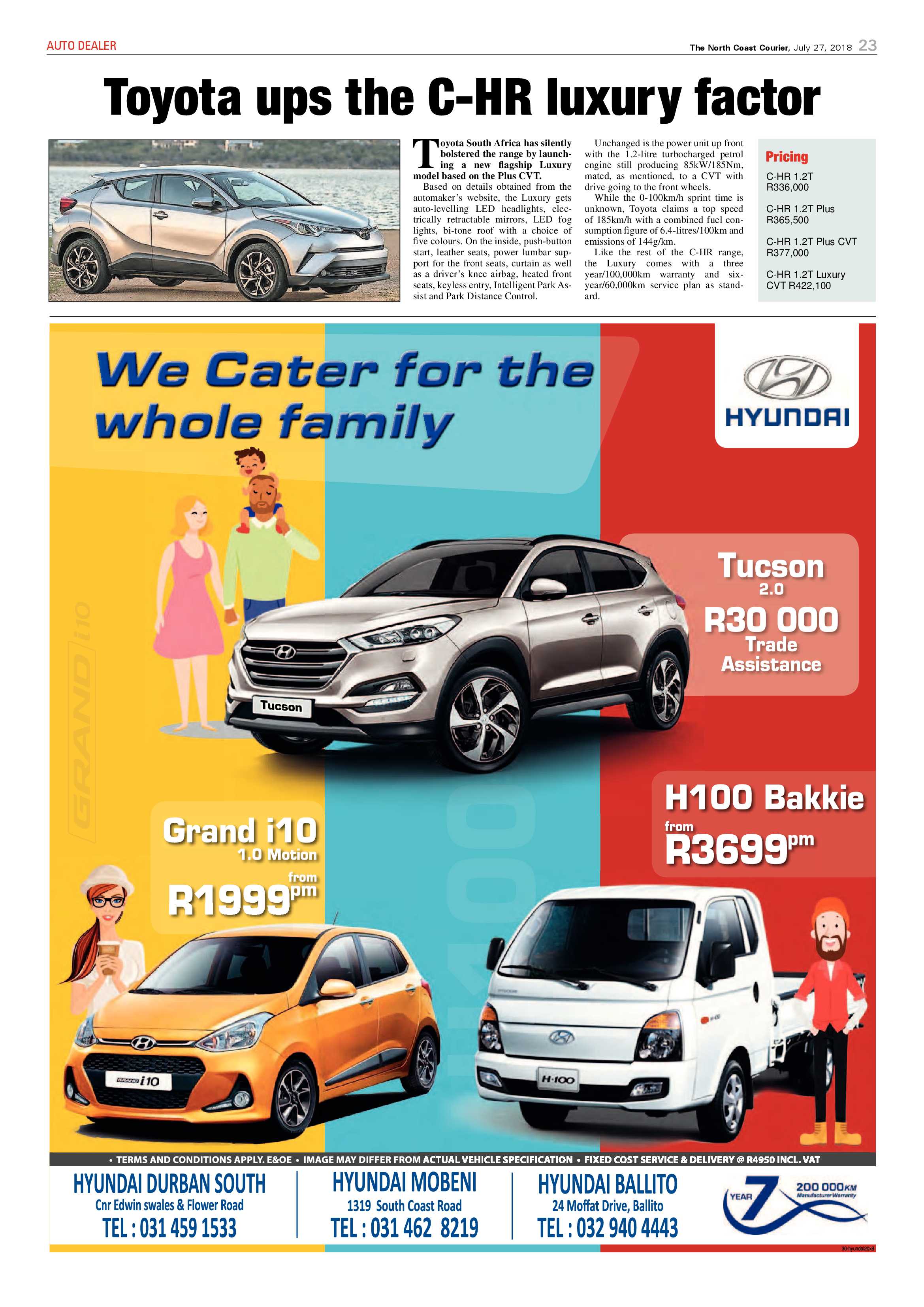 The North Coast Courier – 27 July 2018 page 23