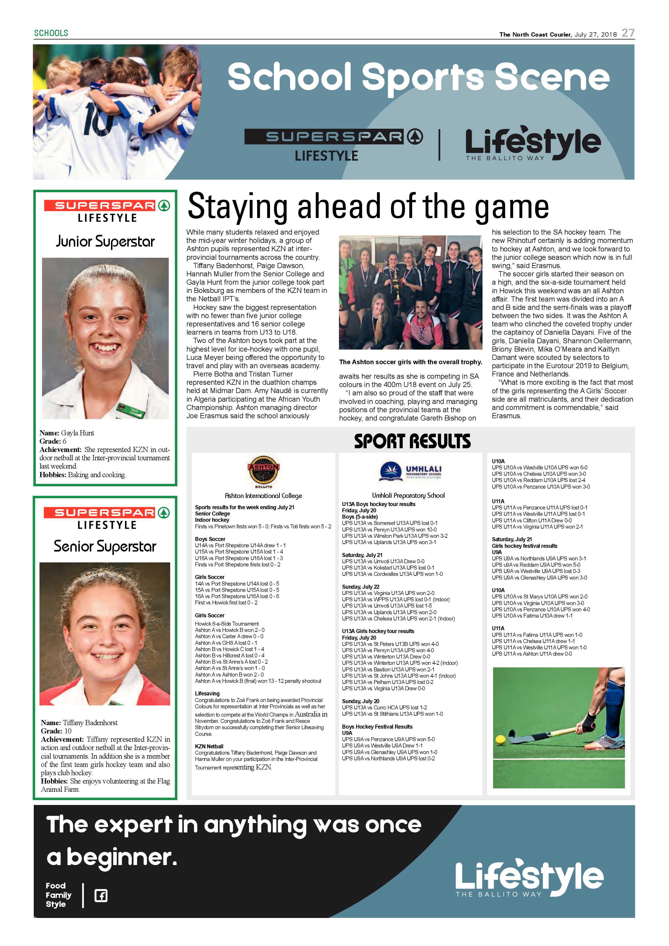 The North Coast Courier – 27 July 2018 page 27