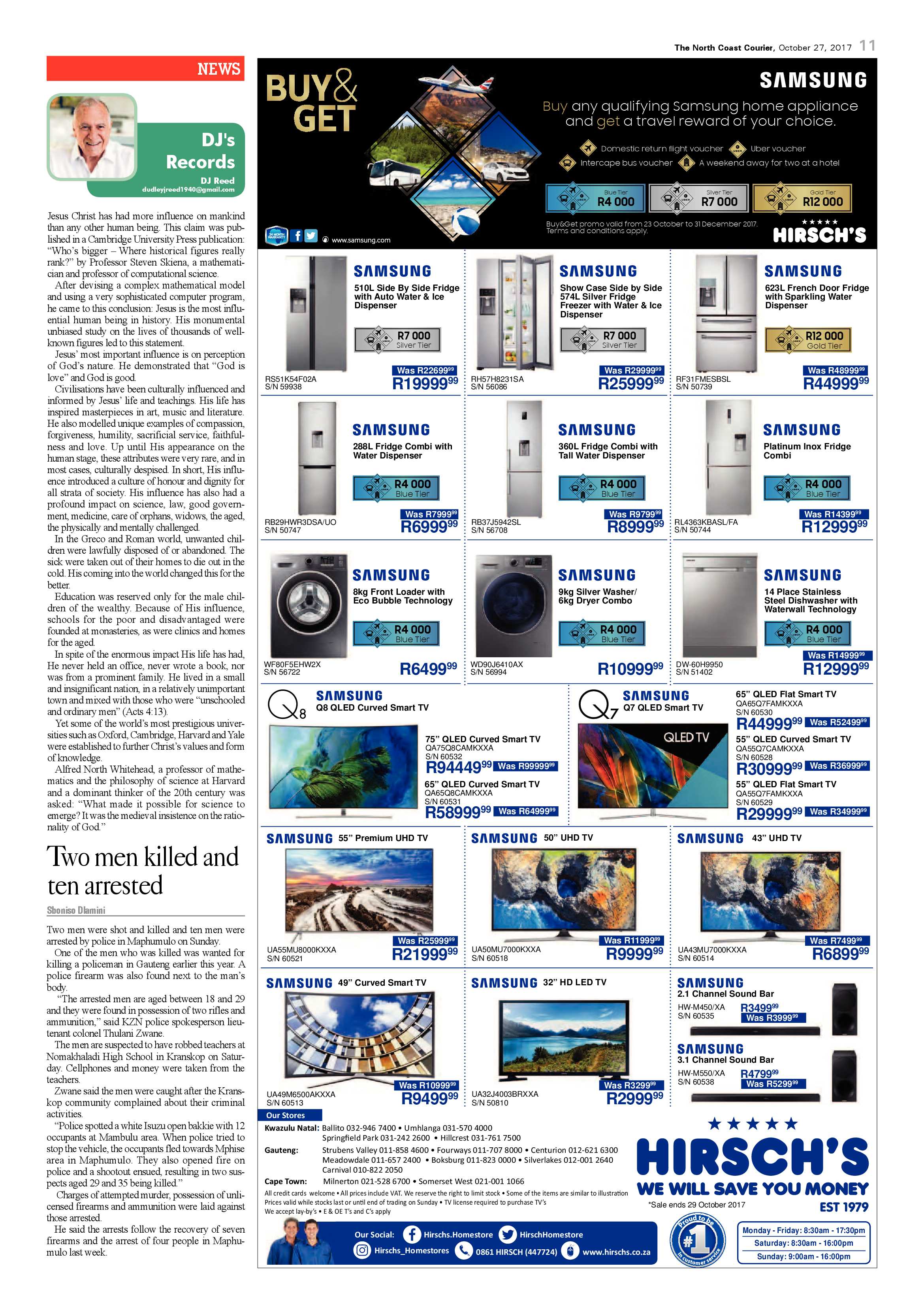 The North Coast Courier – 27 October 2017 page 11