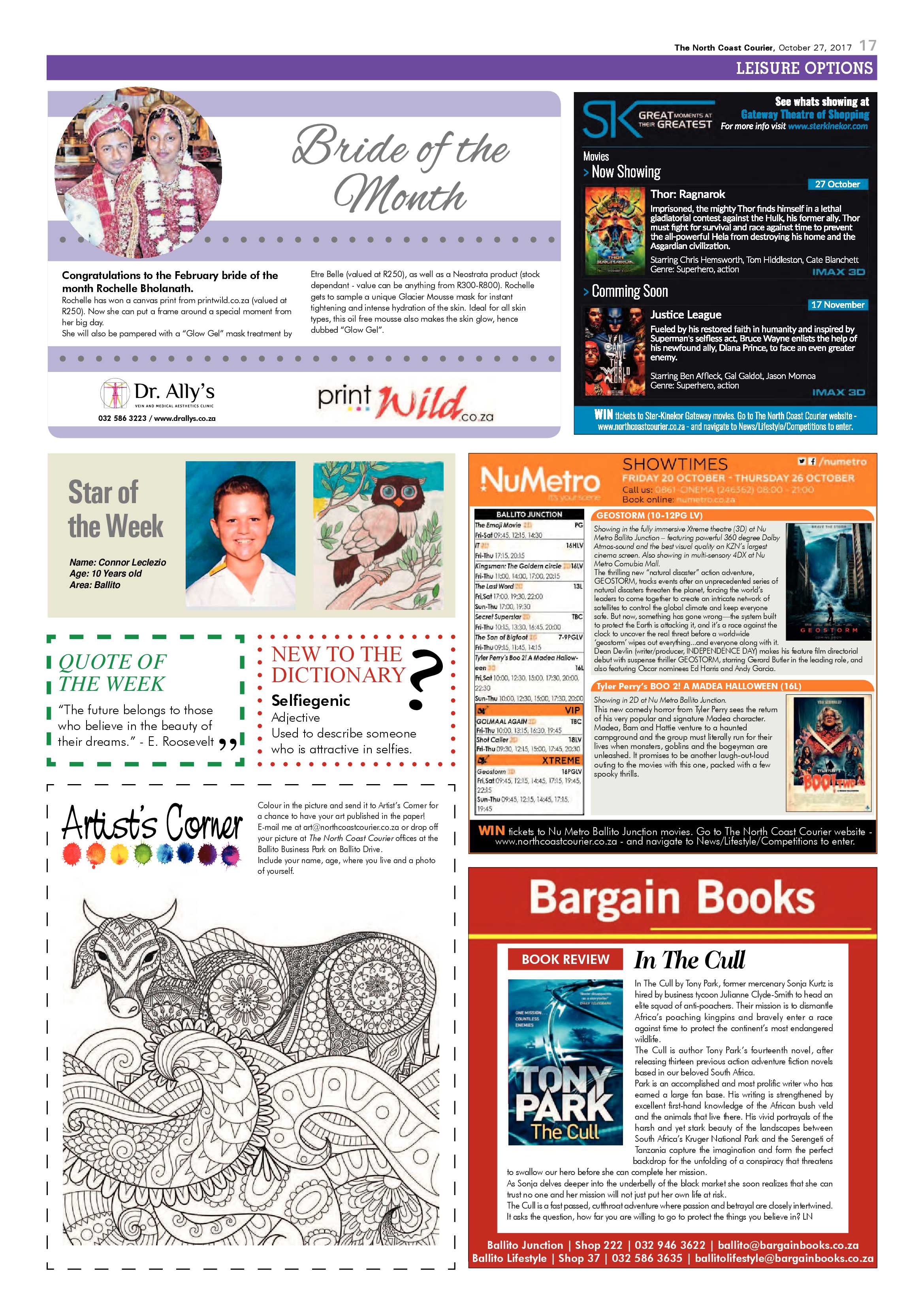 The North Coast Courier – 27 October 2017 page 17