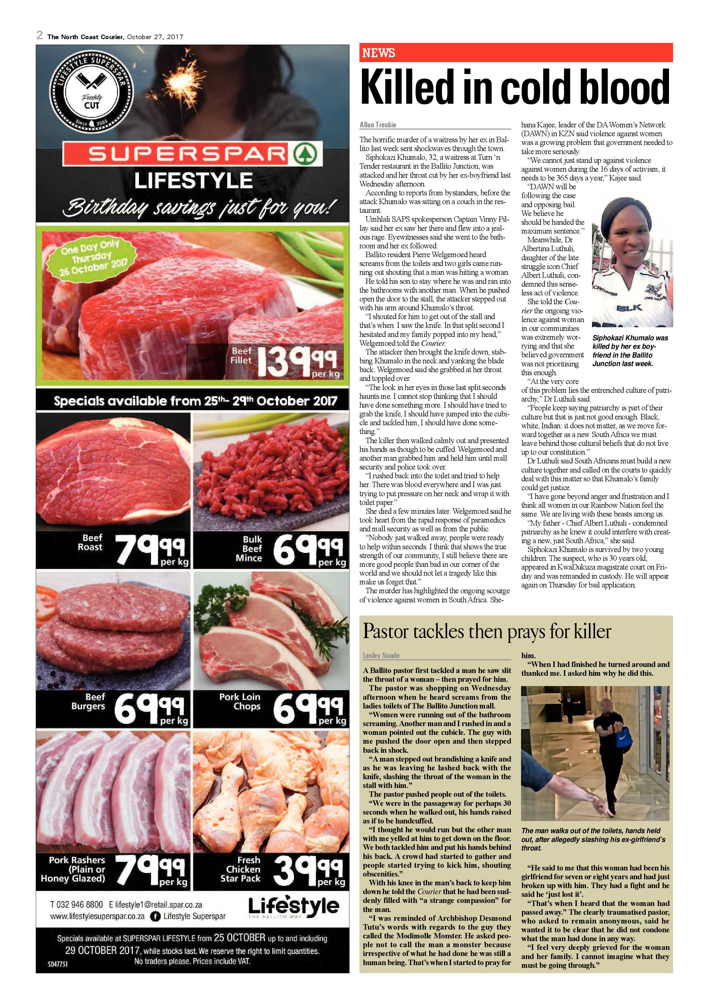 The North Coast Courier – 27 October 2017 page 2