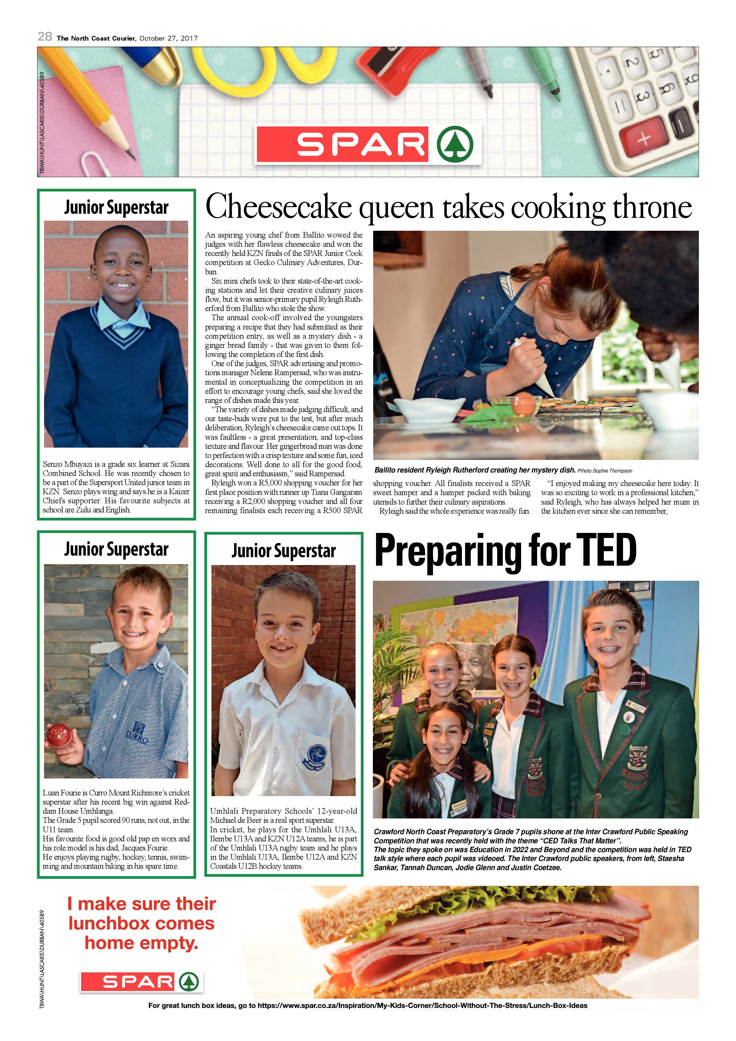The North Coast Courier – 27 October 2017 page 28
