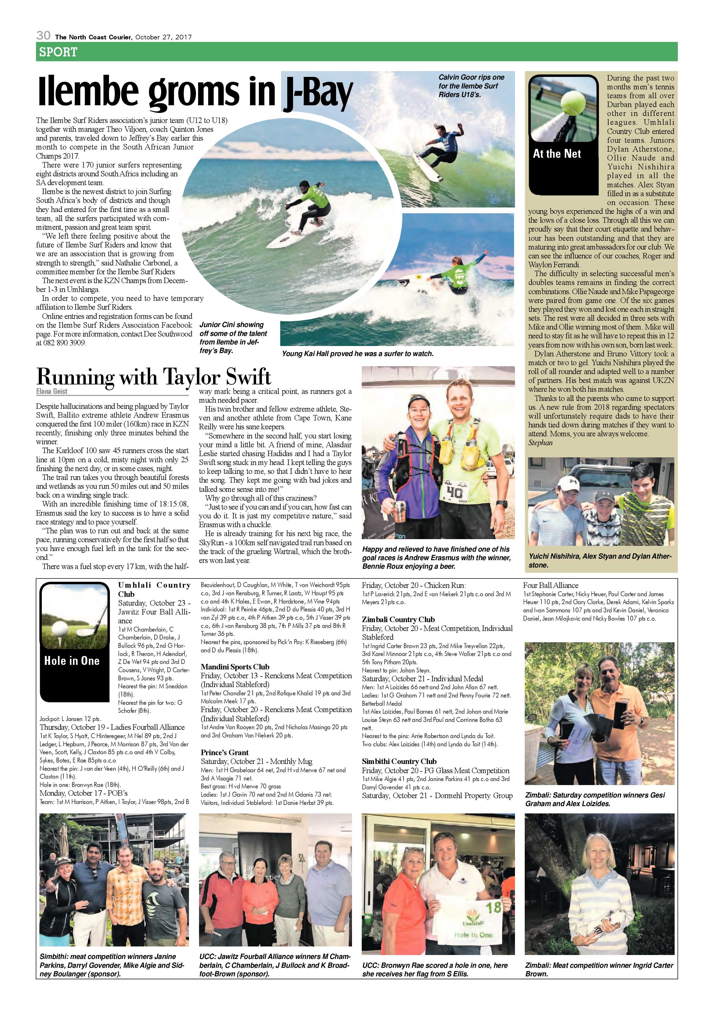 The North Coast Courier – 27 October 2017 page 30
