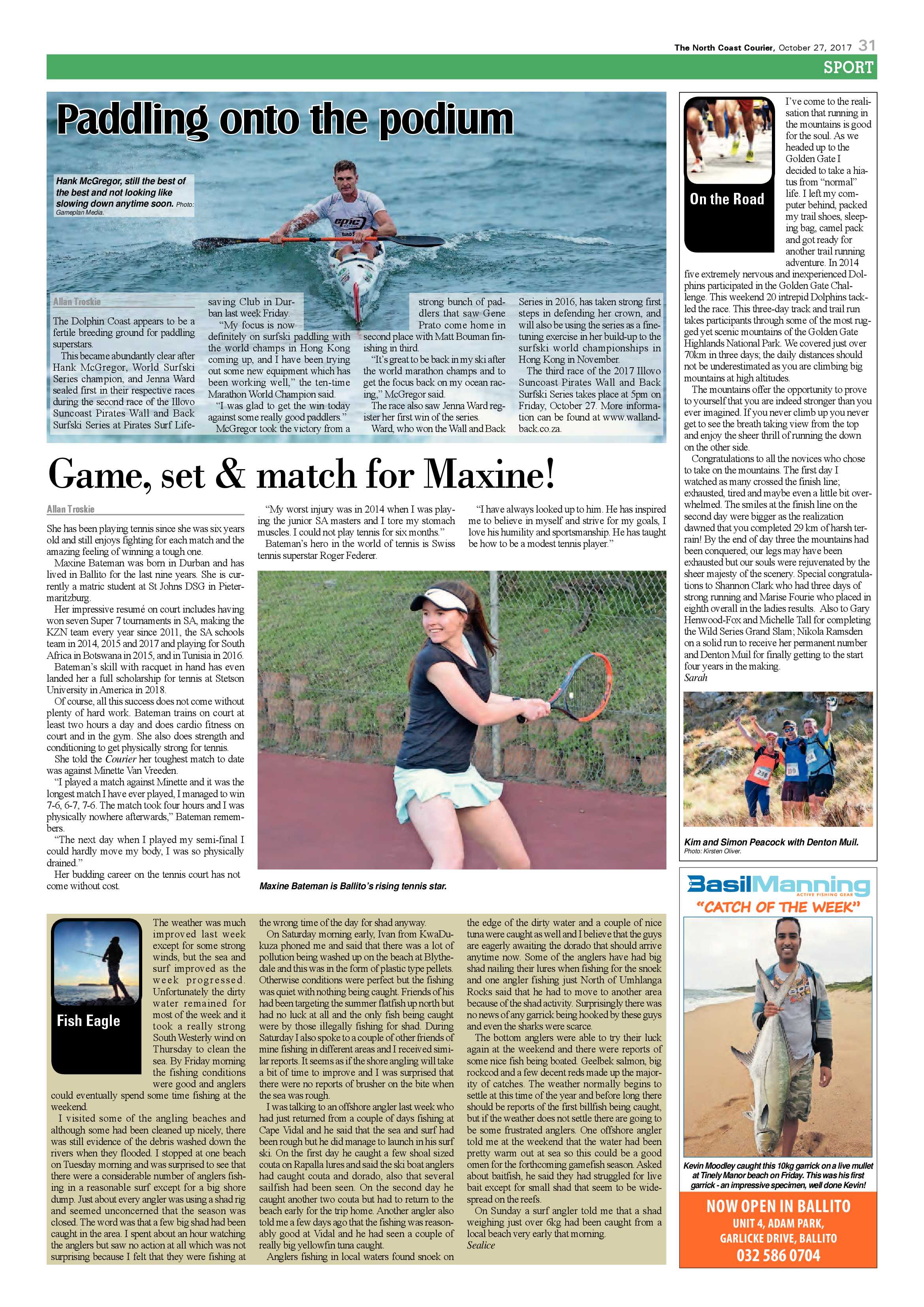The North Coast Courier – 27 October 2017 page 31