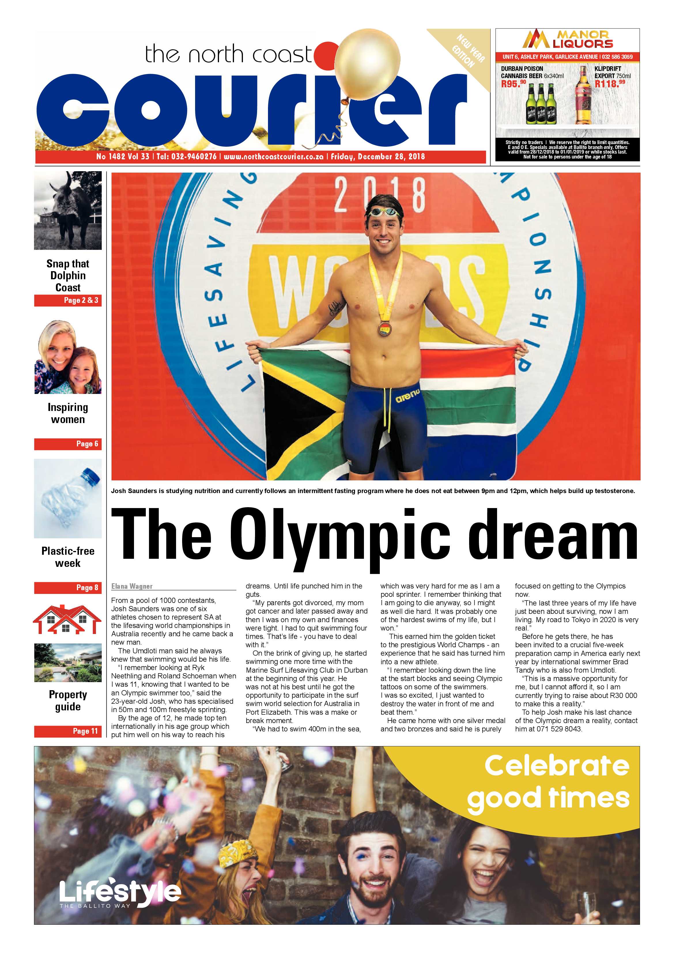 The North Coast Courier – 28 December 2018 page 1