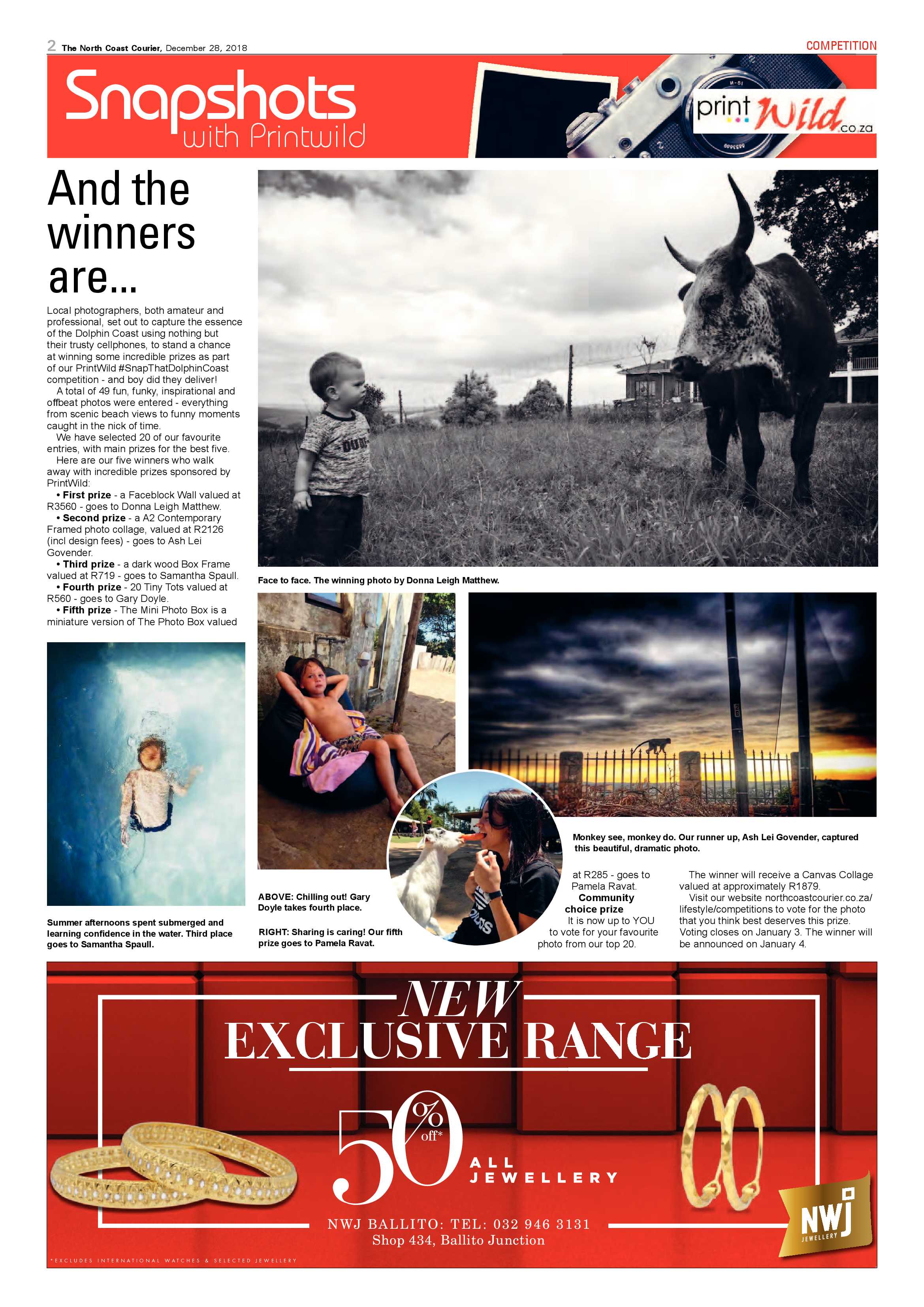 The North Coast Courier – 28 December 2018 page 2