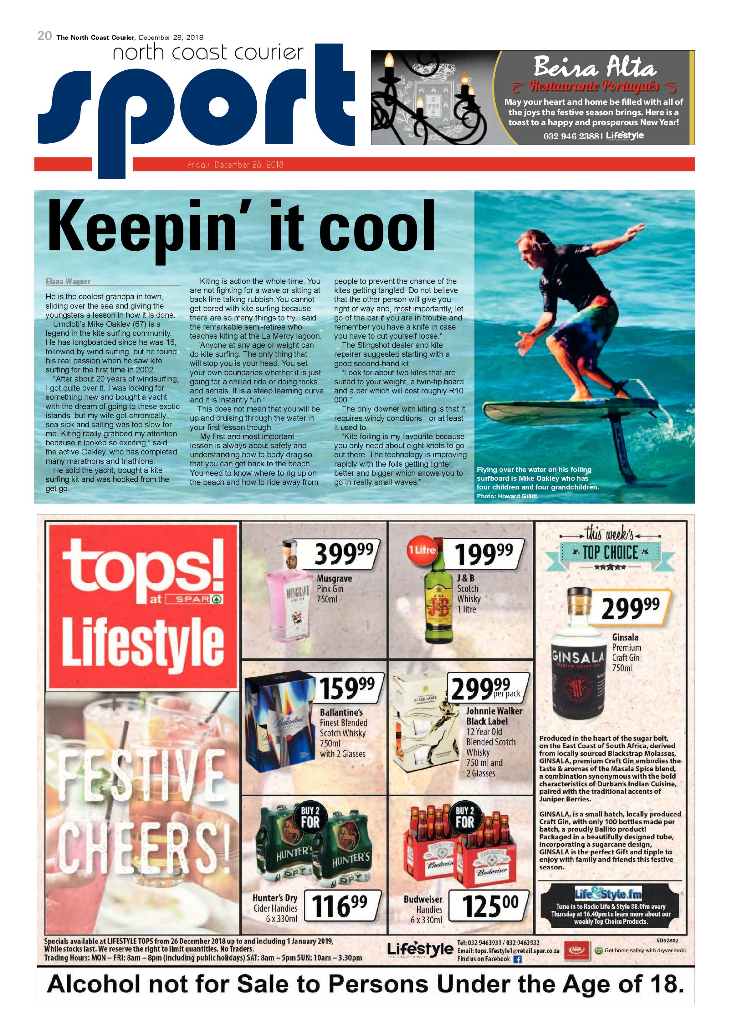 The North Coast Courier – 28 December 2018 page 20