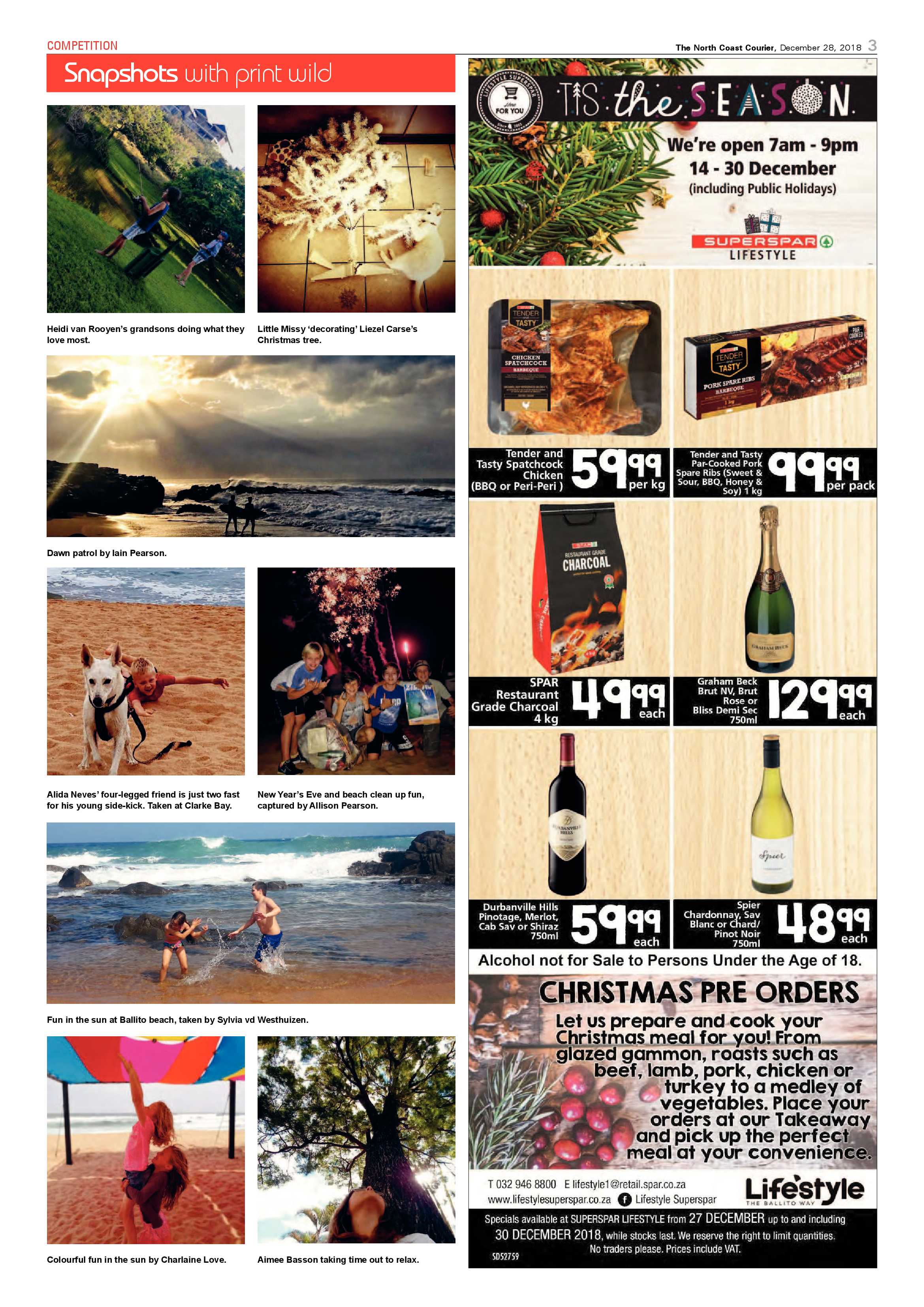 The North Coast Courier – 28 December 2018 page 3