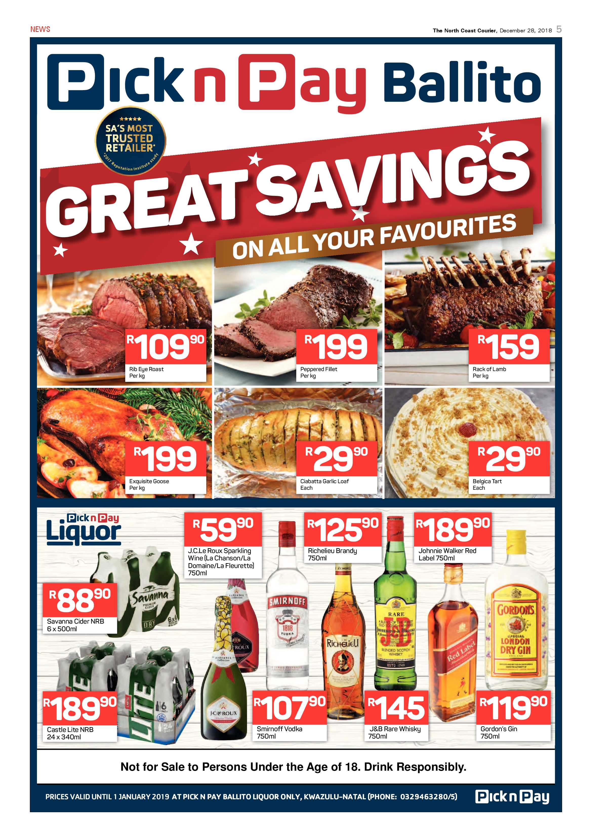 The North Coast Courier – 28 December 2018 page 5