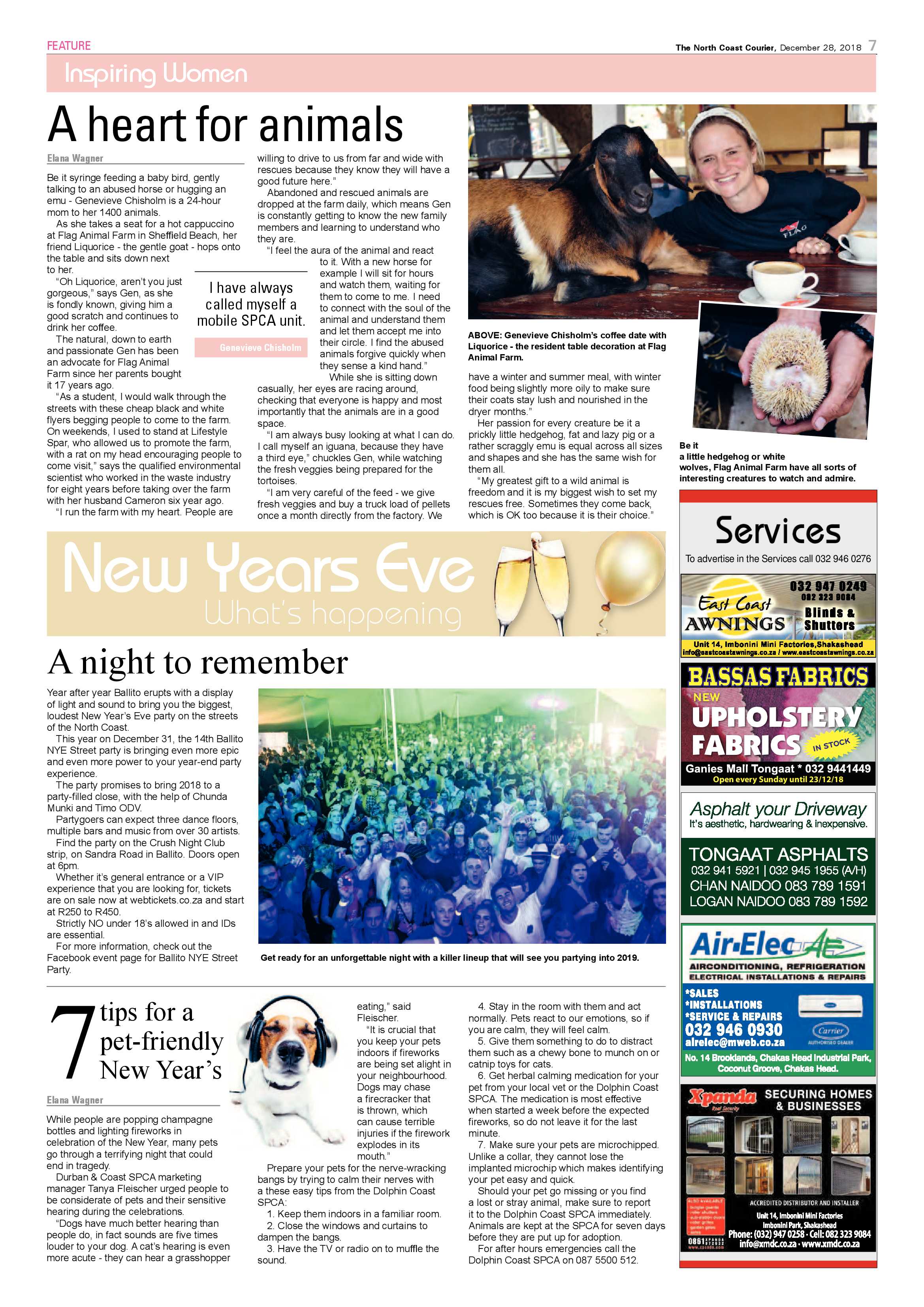 The North Coast Courier – 28 December 2018 page 7