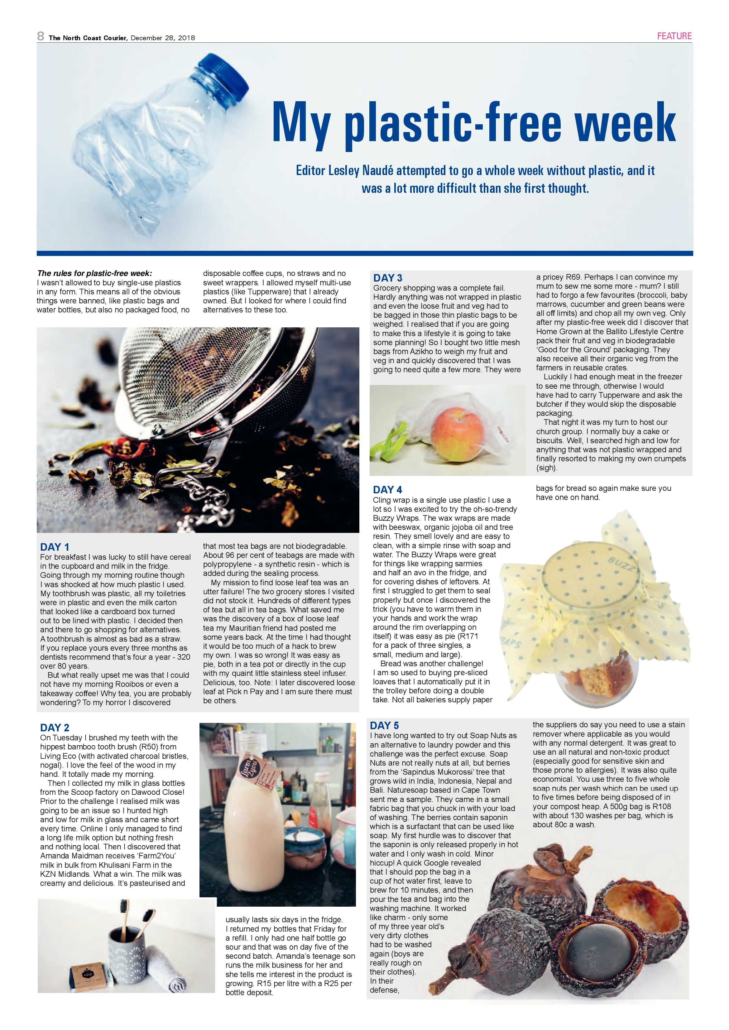 The North Coast Courier – 28 December 2018 page 8