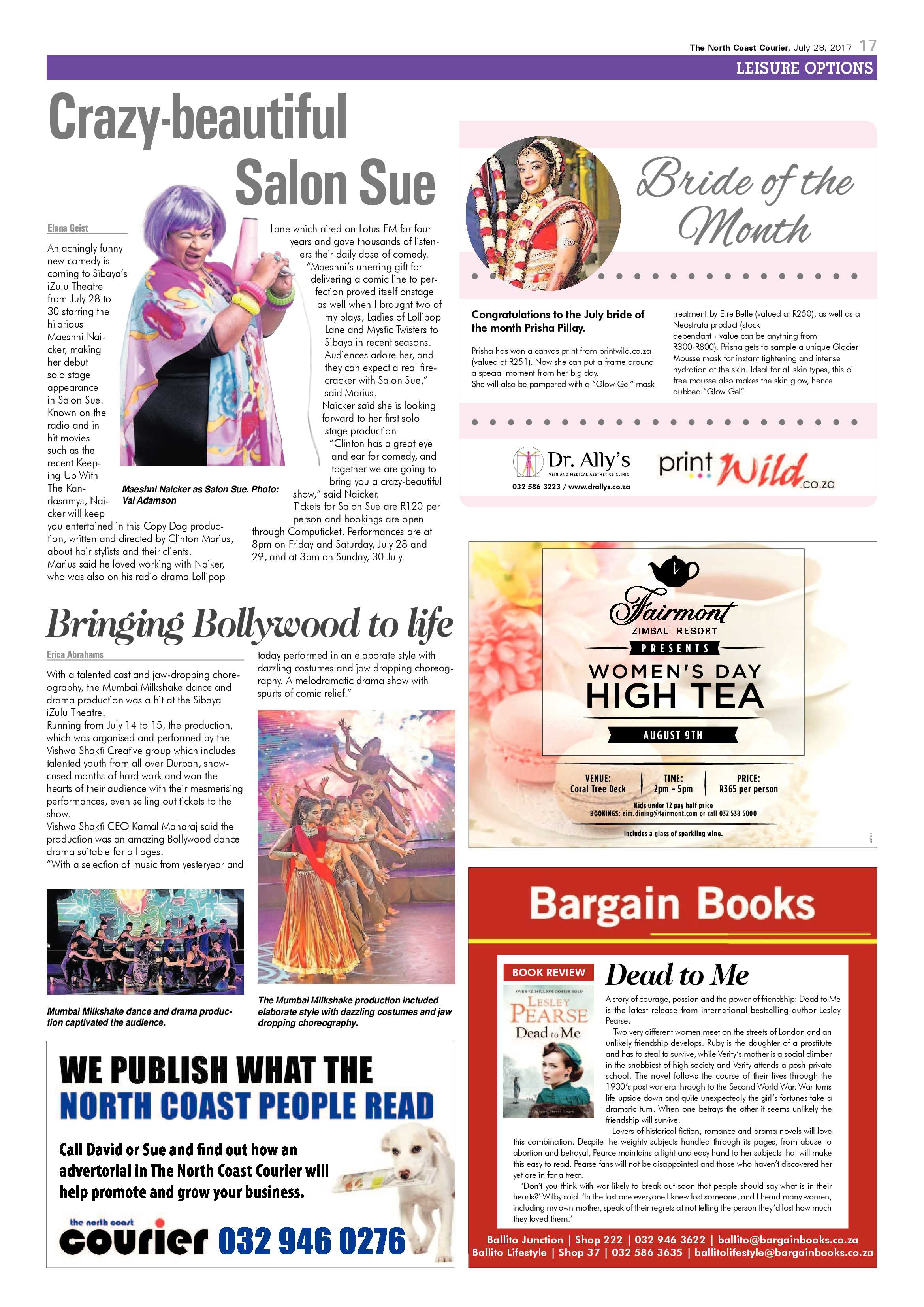 The North Coast Courier – 28 July 2017 page 17