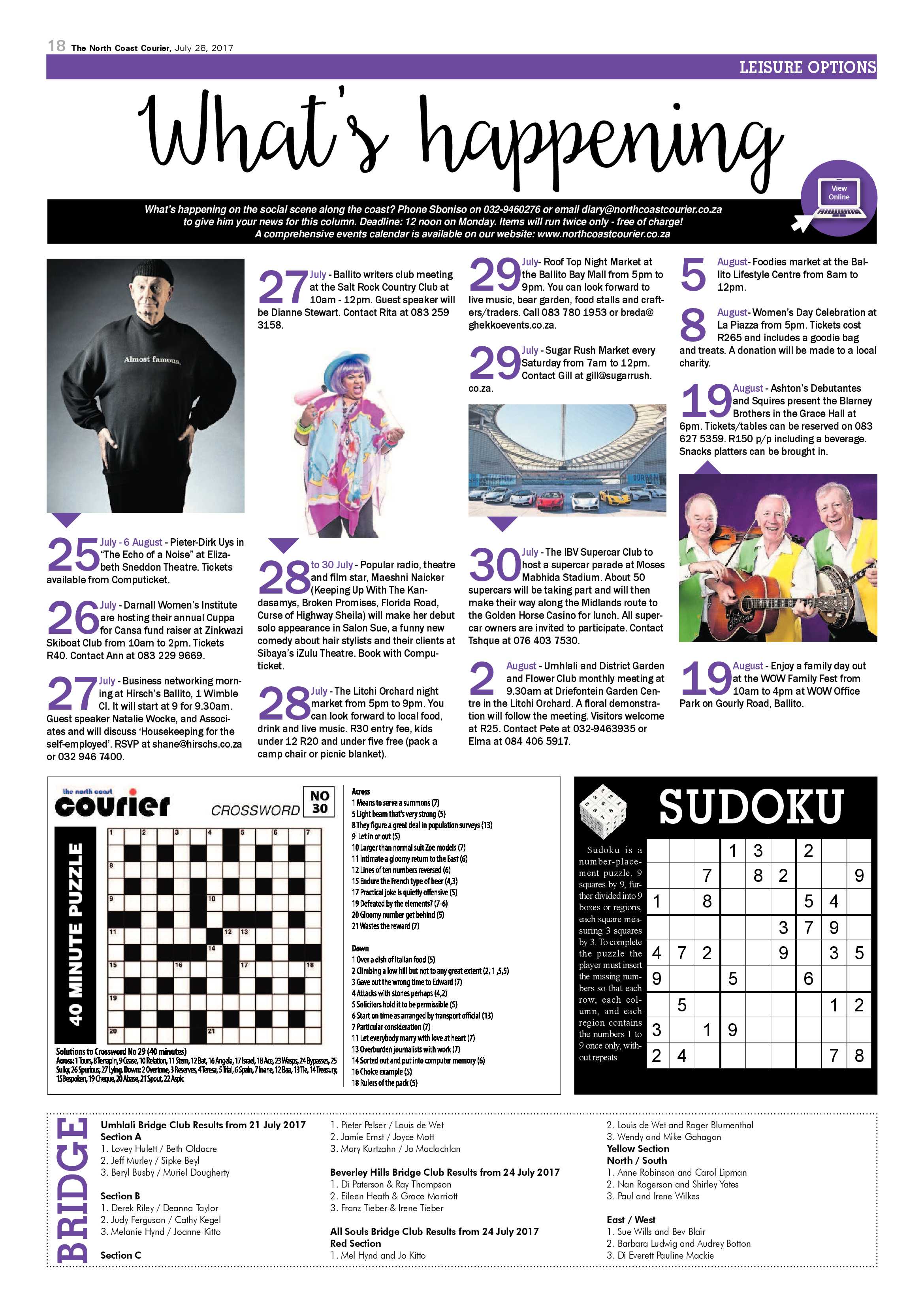 The North Coast Courier – 28 July 2017 page 18