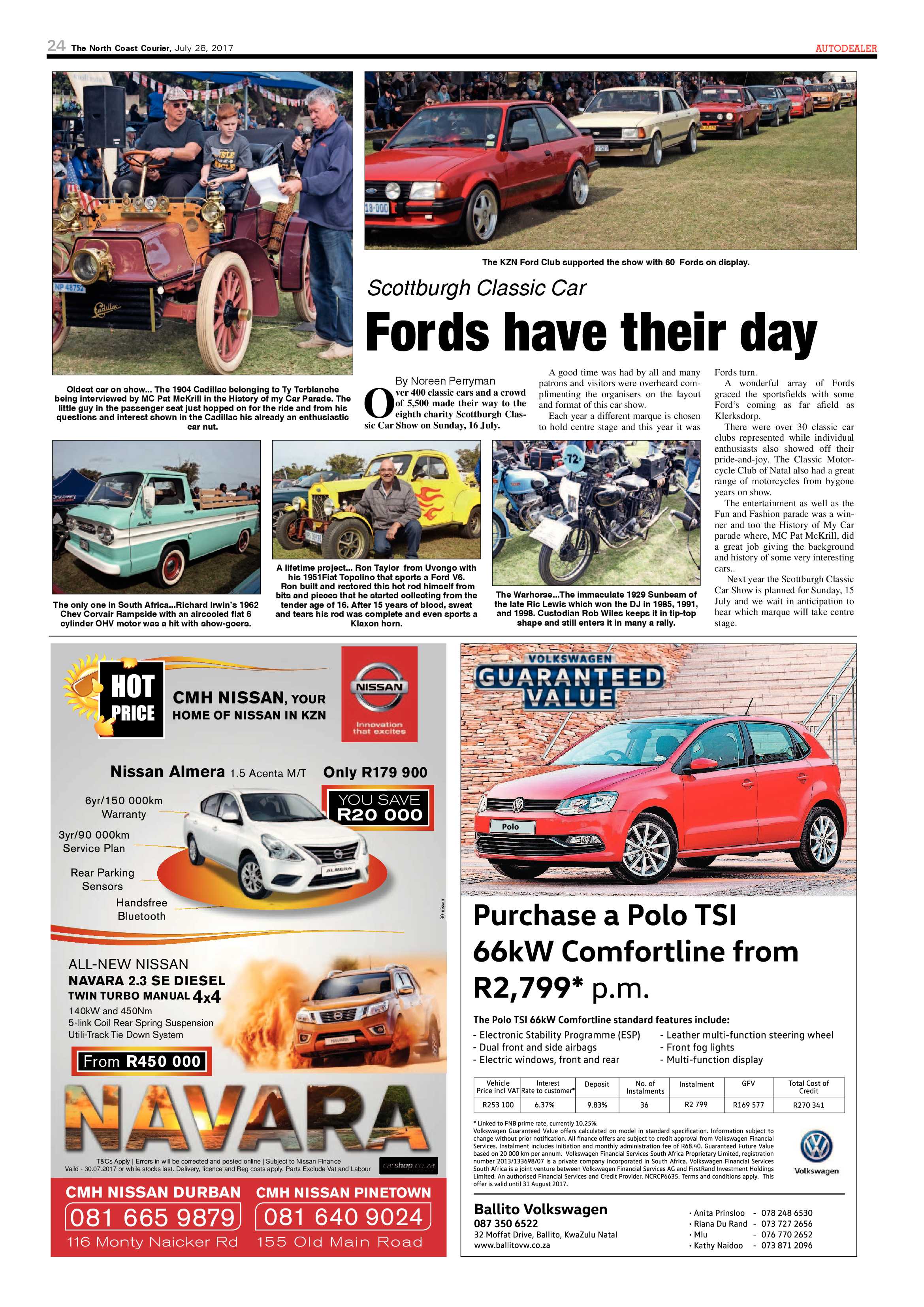 The North Coast Courier – 28 July 2017 page 24