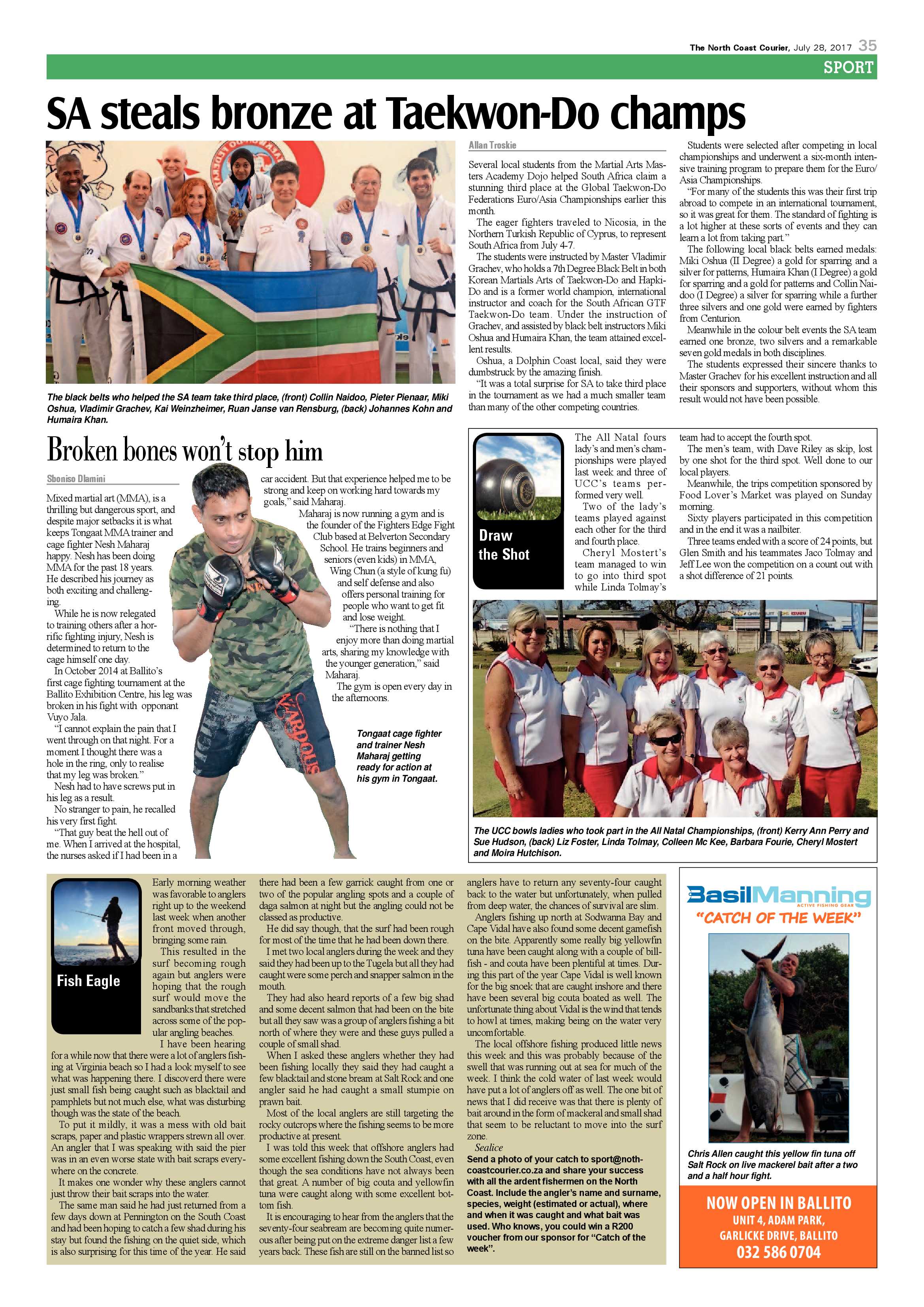 The North Coast Courier – 28 July 2017 page 35
