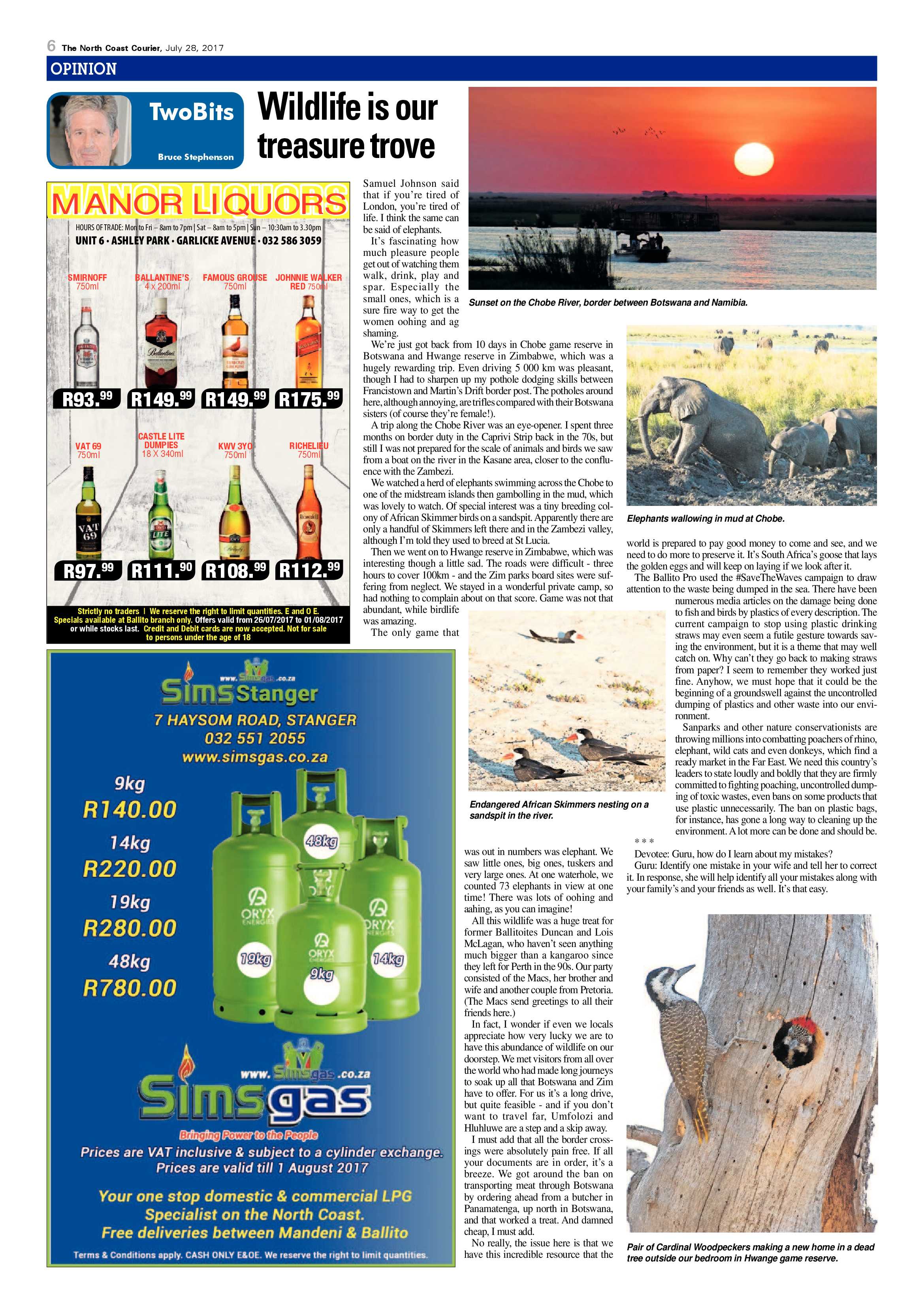 The North Coast Courier – 28 July 2017 page 6