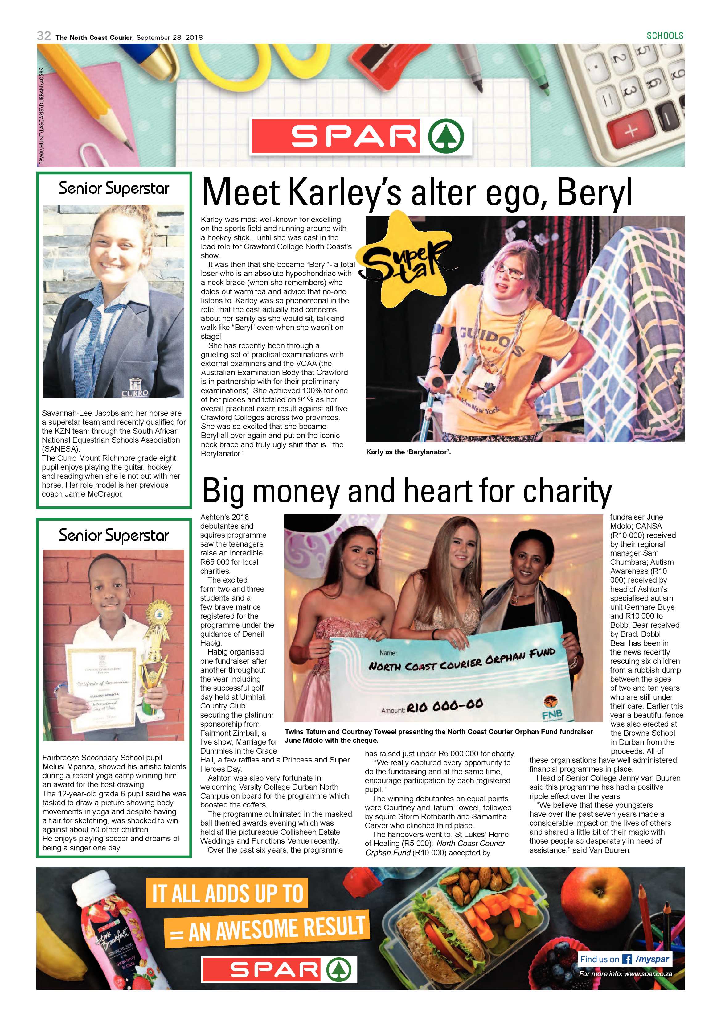 The North Coast Courier – 28 September 2018 page 32
