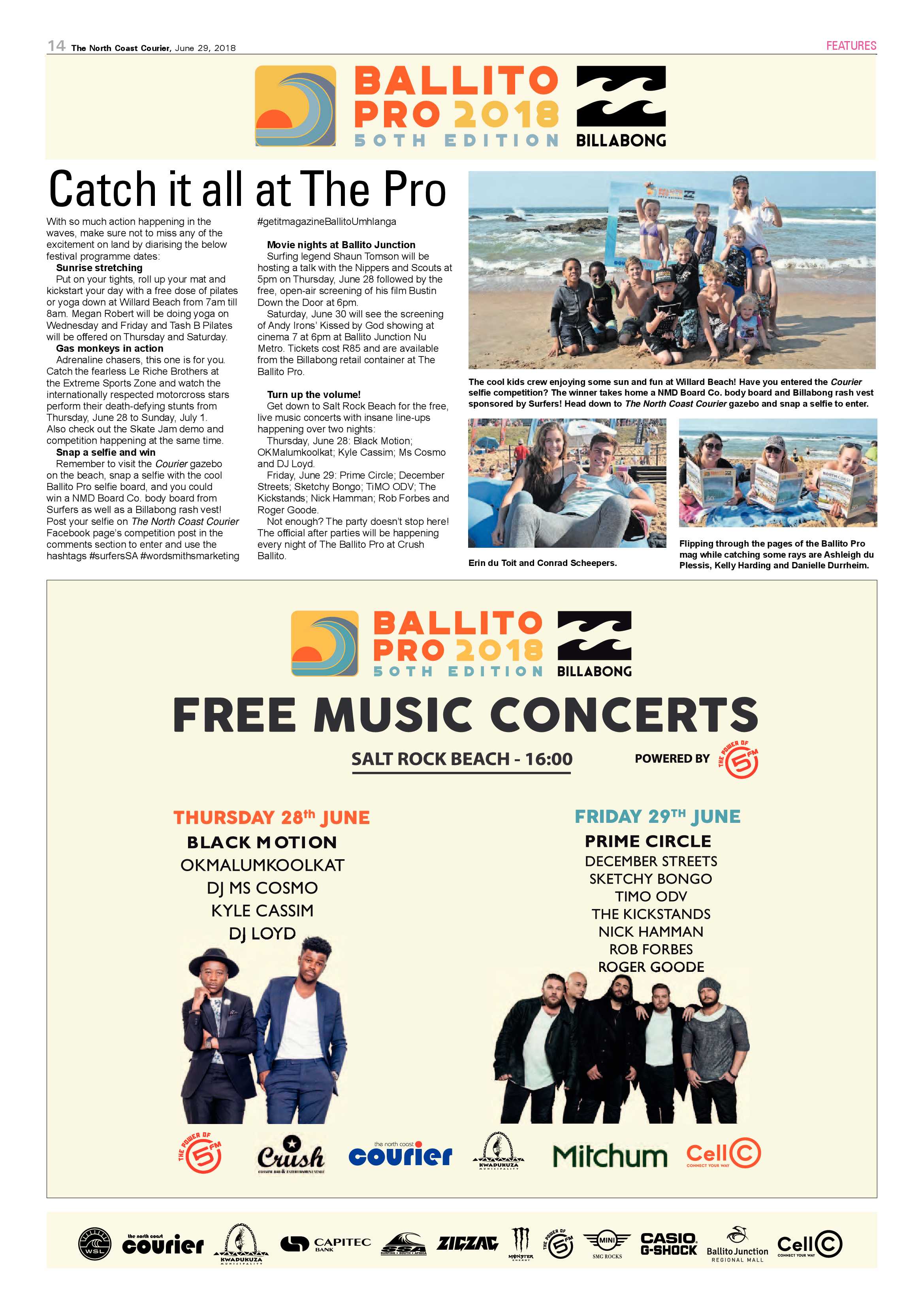 The North Coast Courier – 29 June 2018 page 14