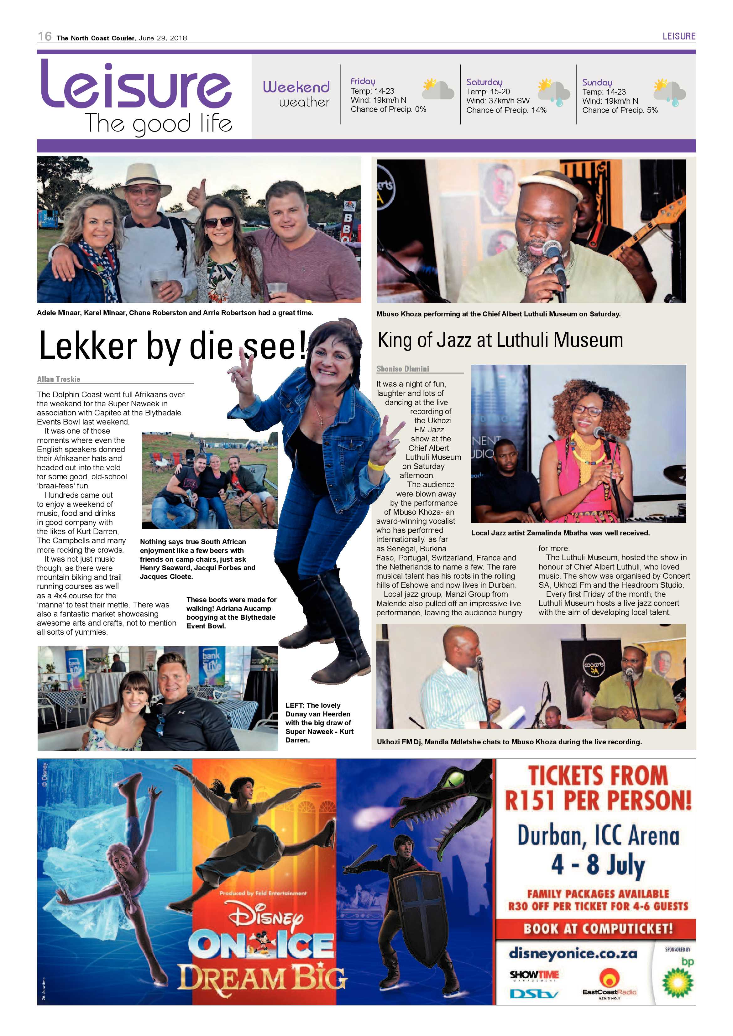 The North Coast Courier – 29 June 2018 page 16