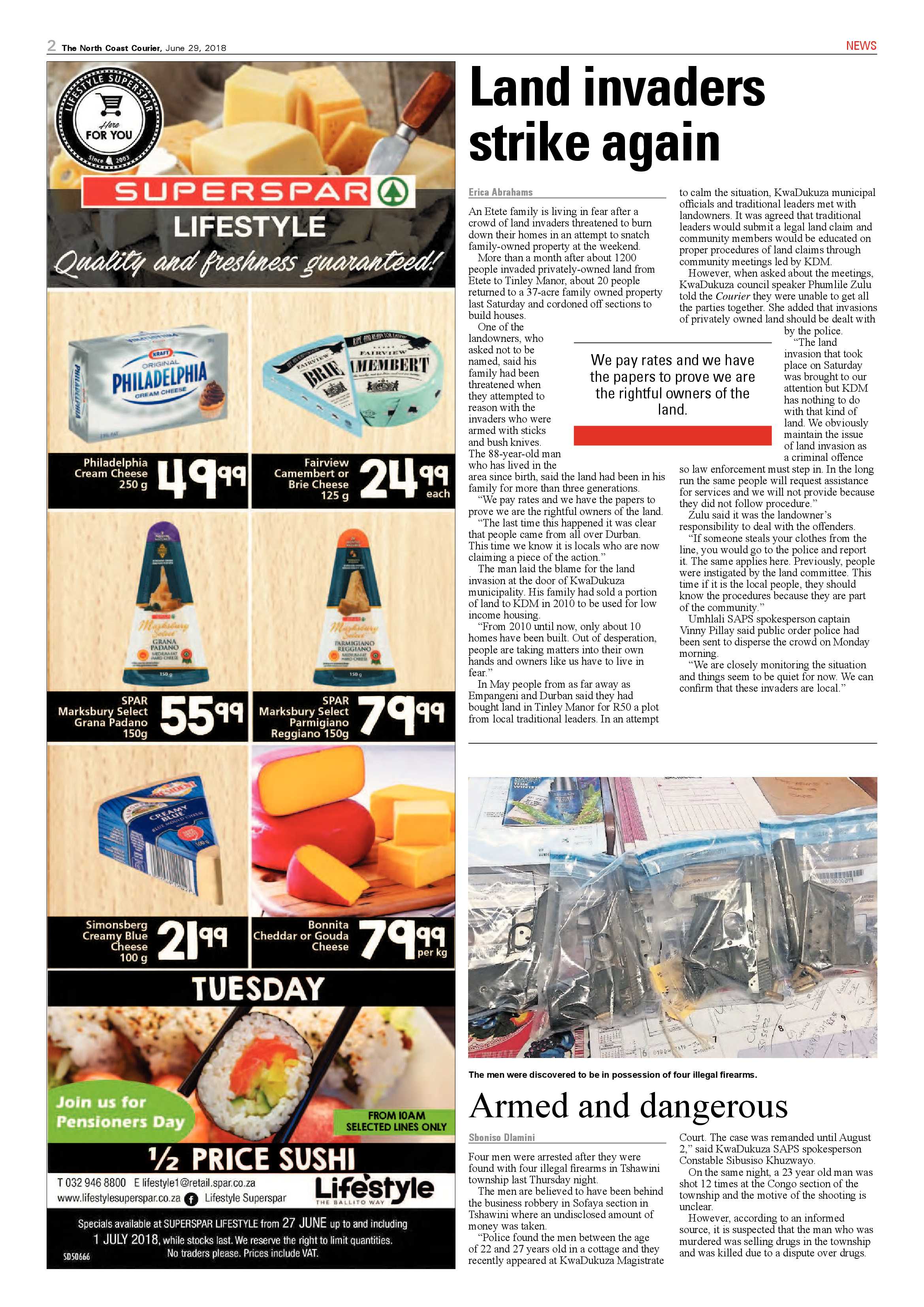 The North Coast Courier – 29 June 2018 page 2
