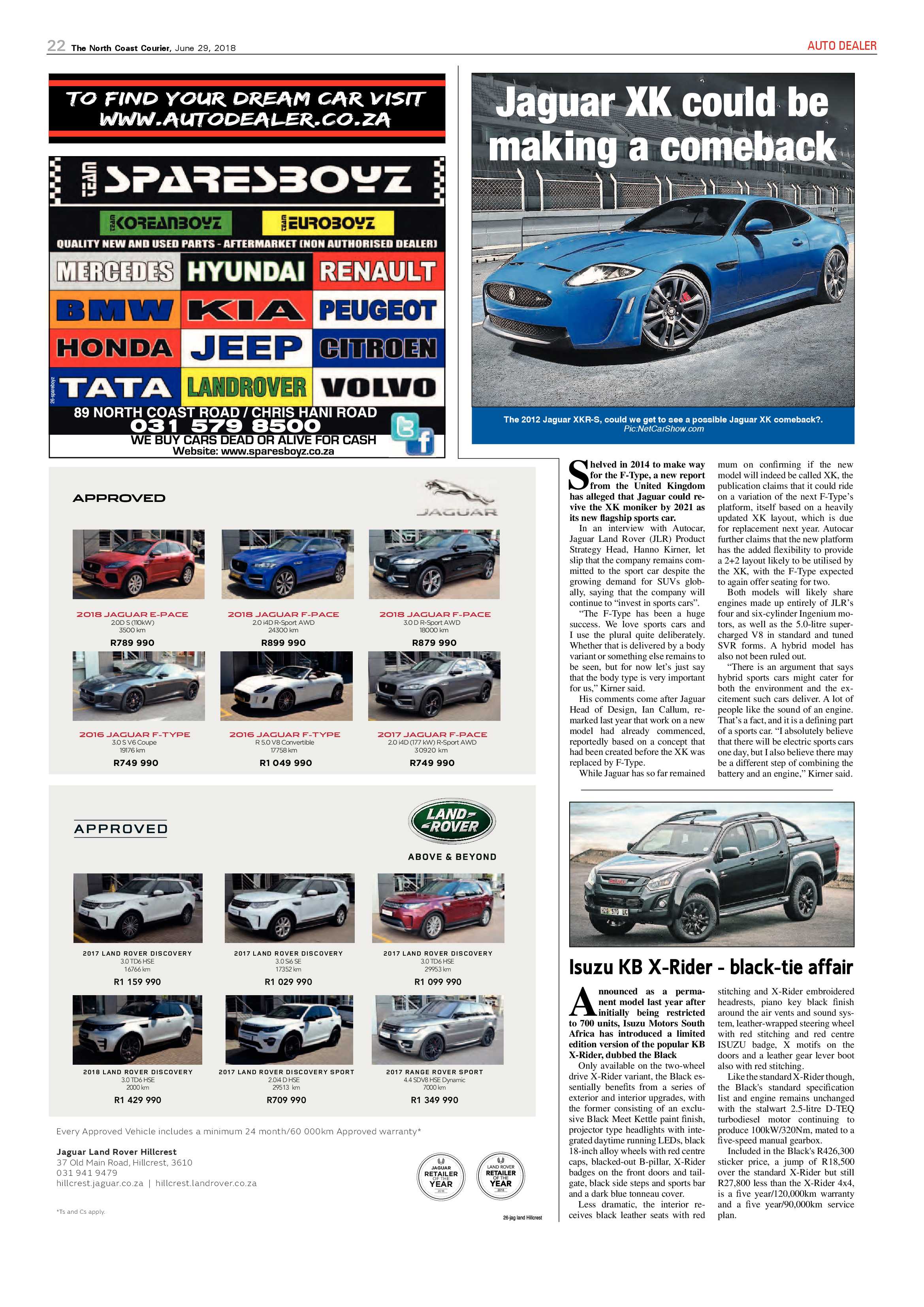 The North Coast Courier – 29 June 2018 page 22