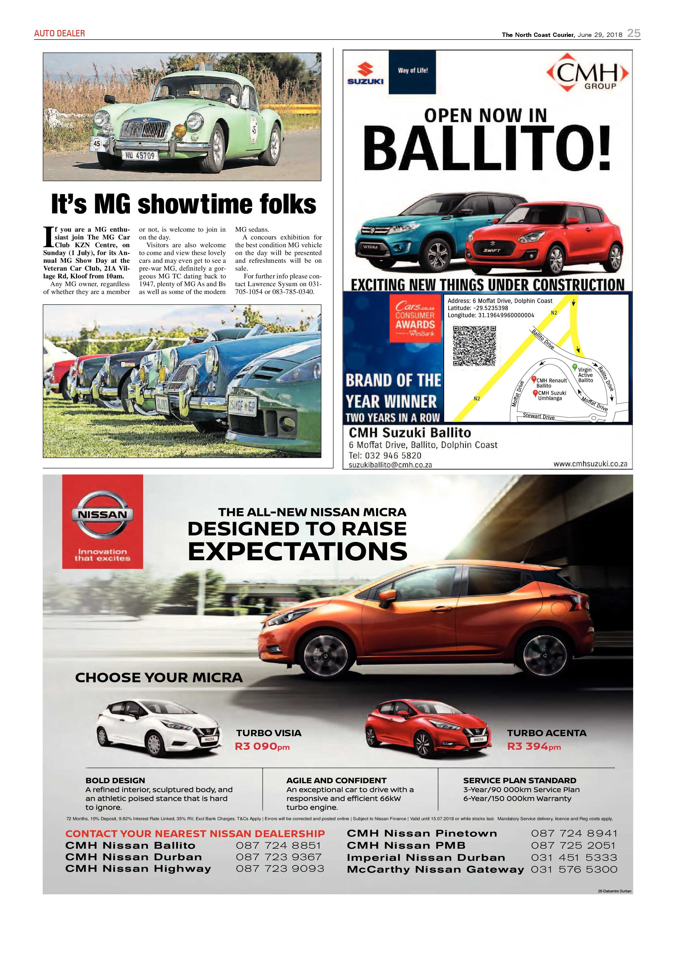 The North Coast Courier – 29 June 2018 page 25