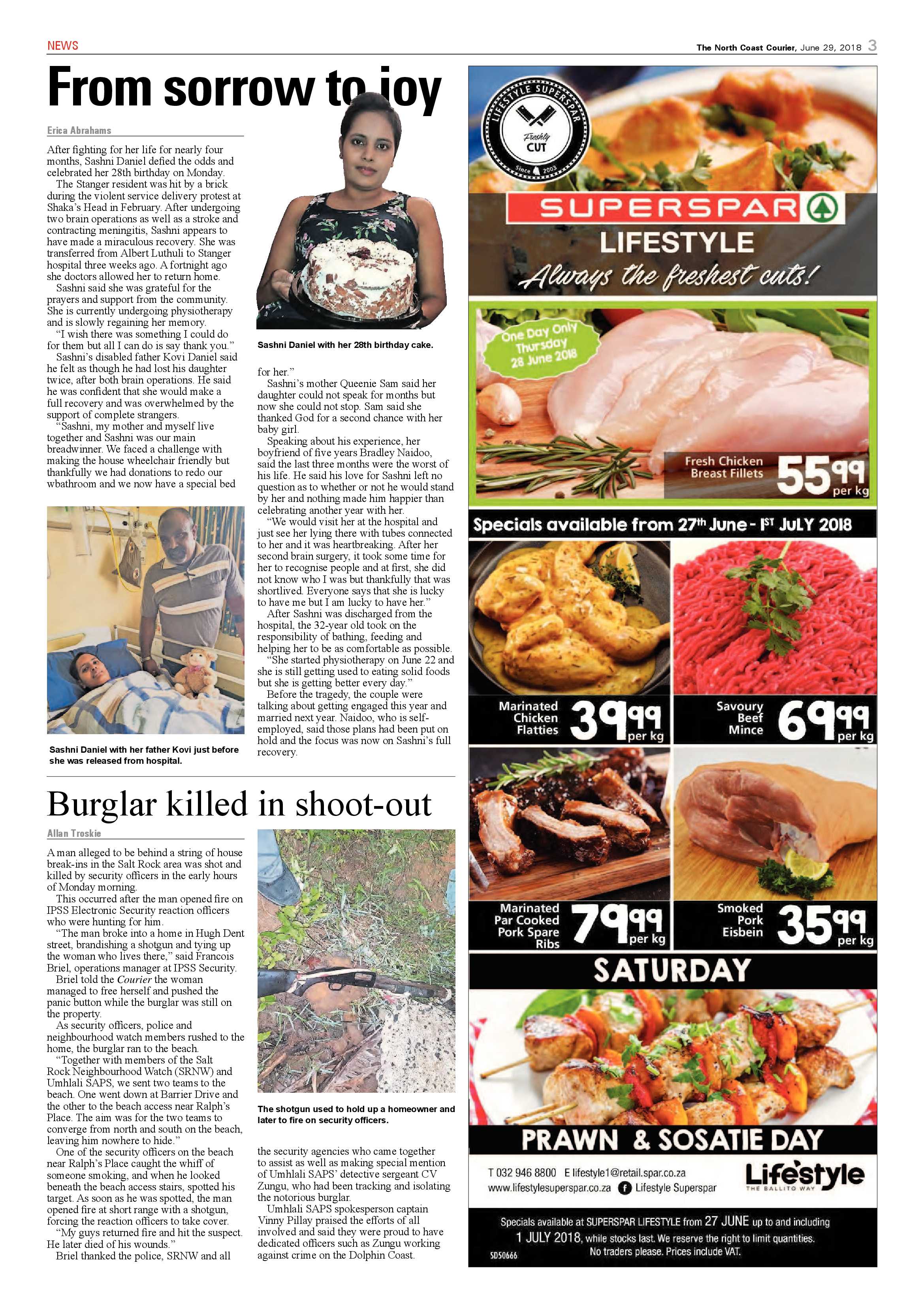 The North Coast Courier – 29 June 2018 page 3