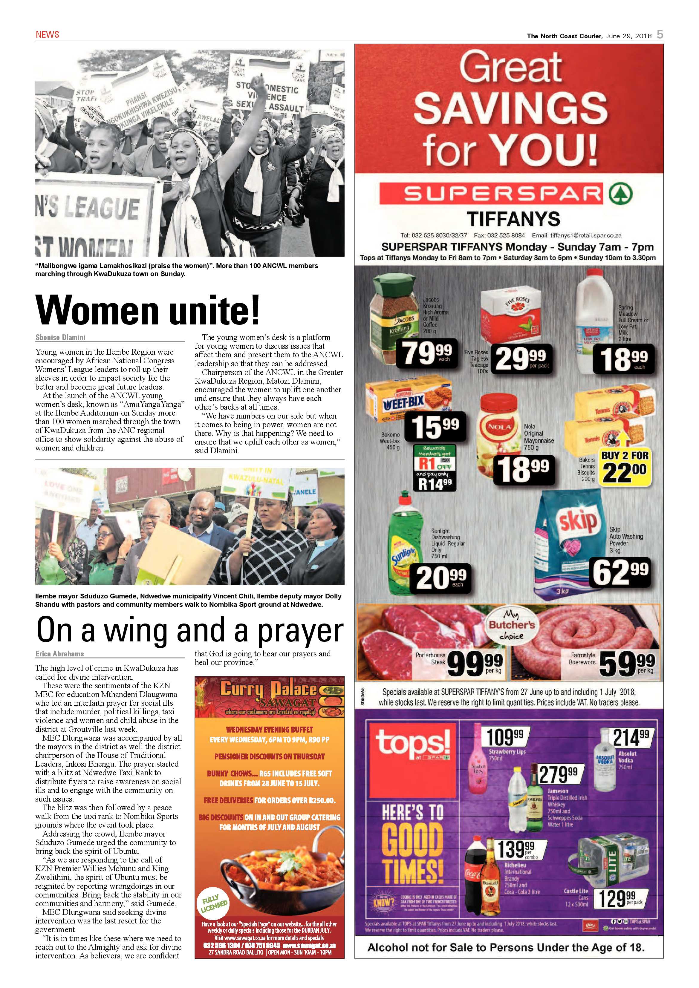The North Coast Courier – 29 June 2018 page 5