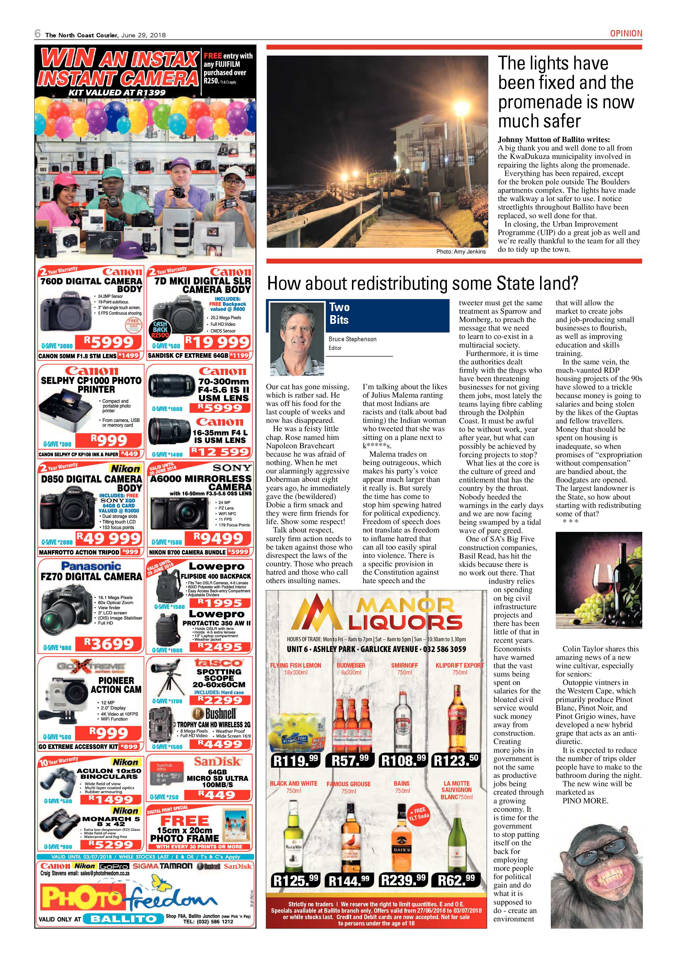 The North Coast Courier – 29 June 2018 page 6