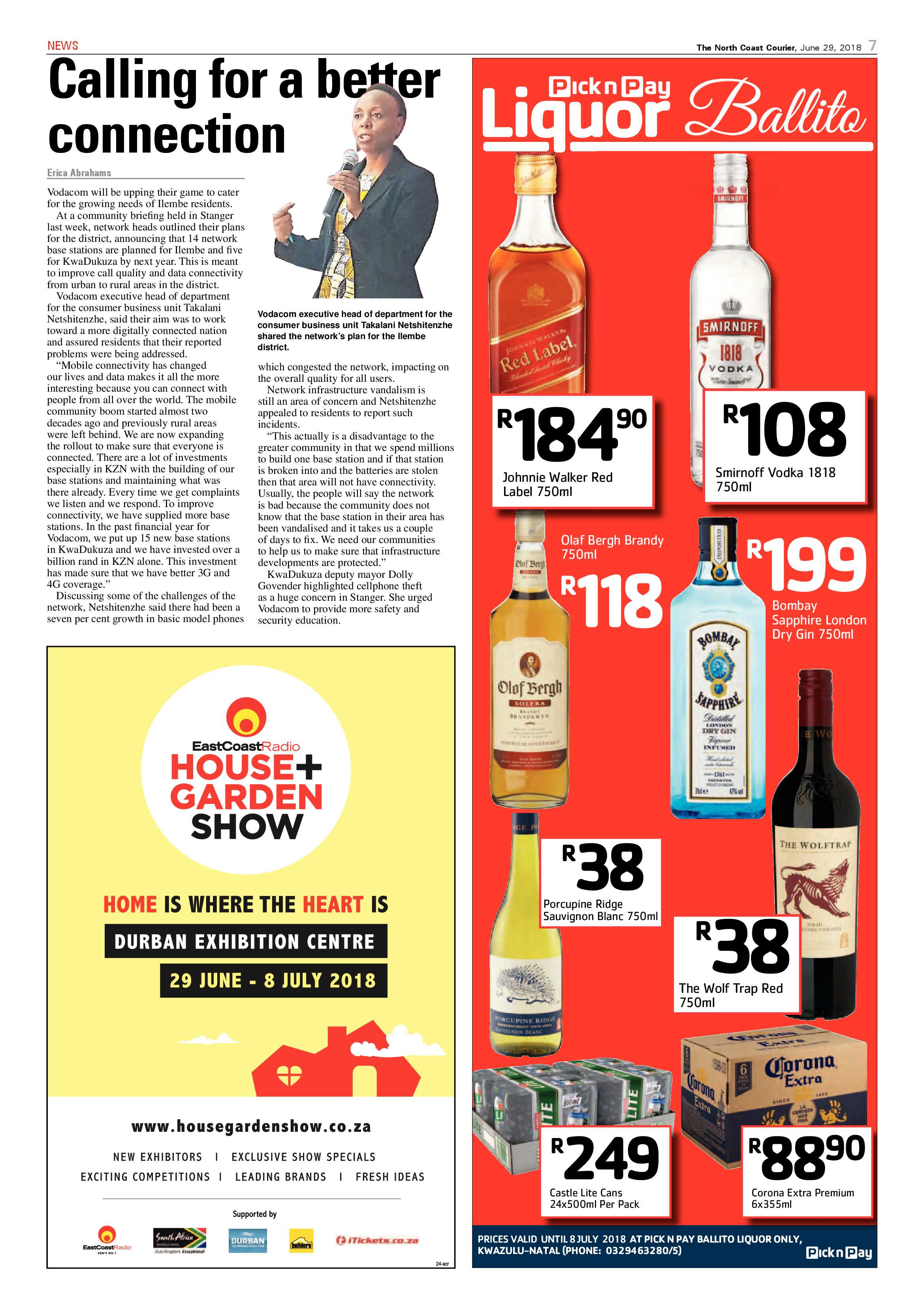 The North Coast Courier – 29 June 2018 page 7