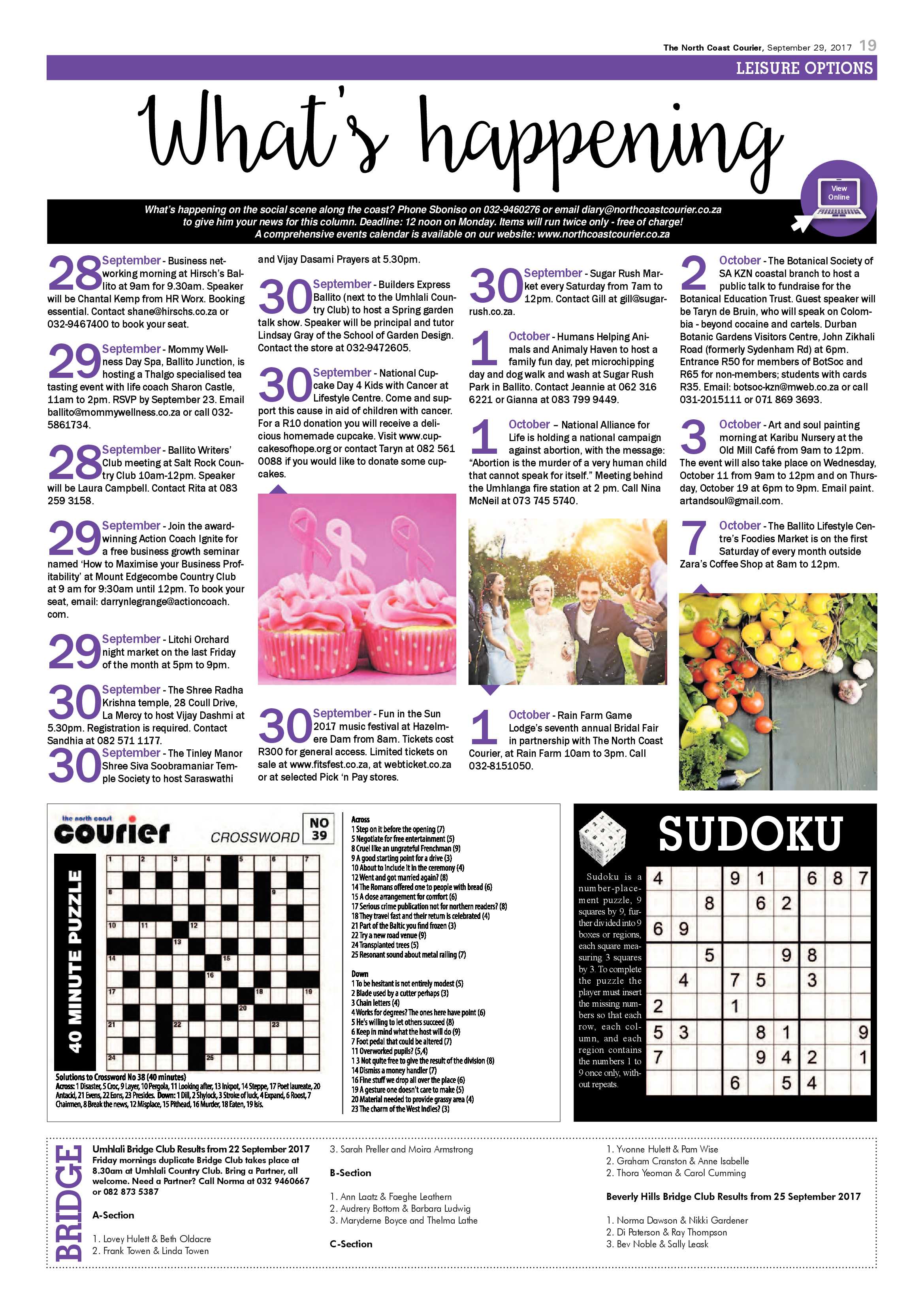 The North Coast Courier – 29 September 2017 page 19