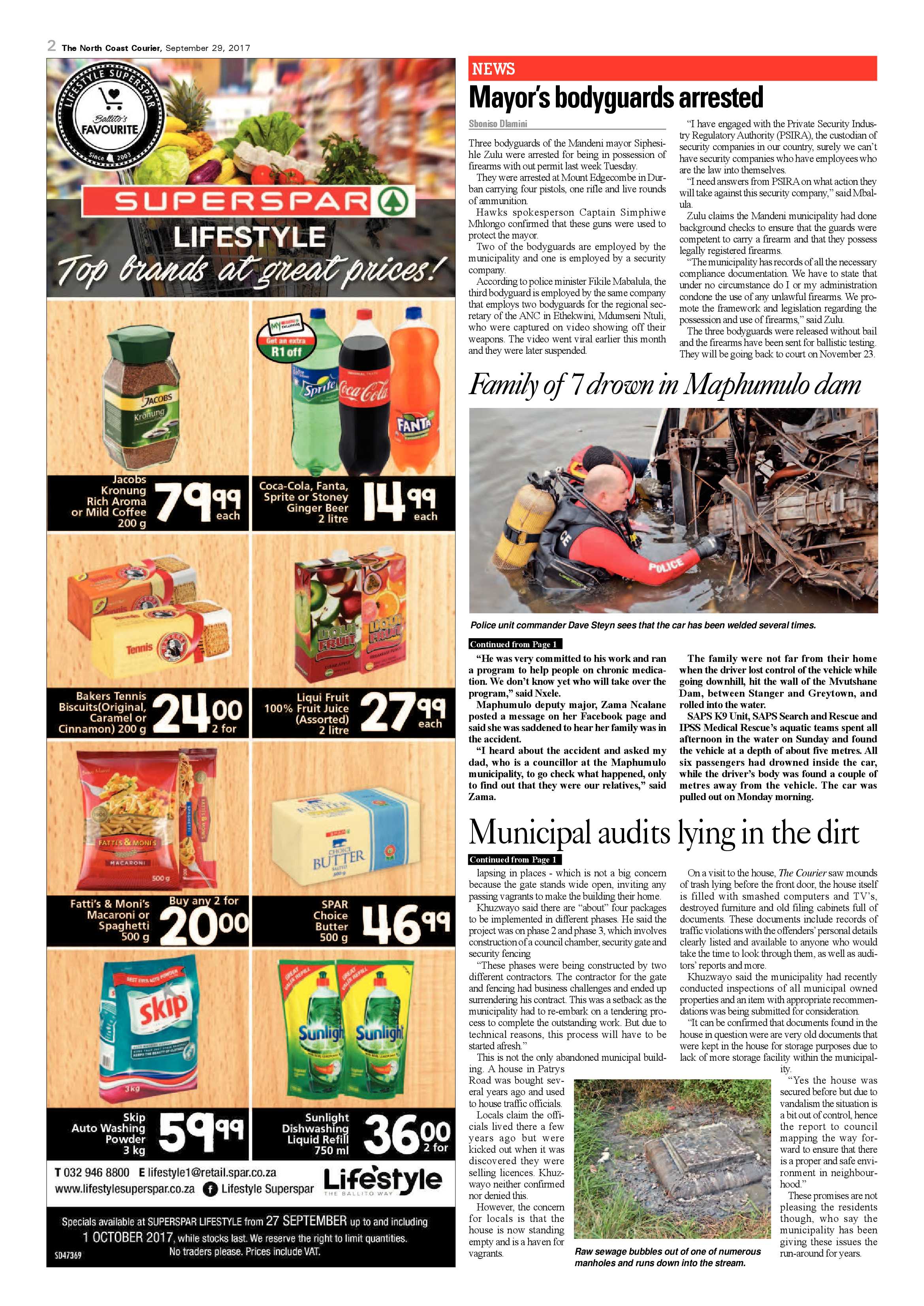 The North Coast Courier – 29 September 2017 page 2