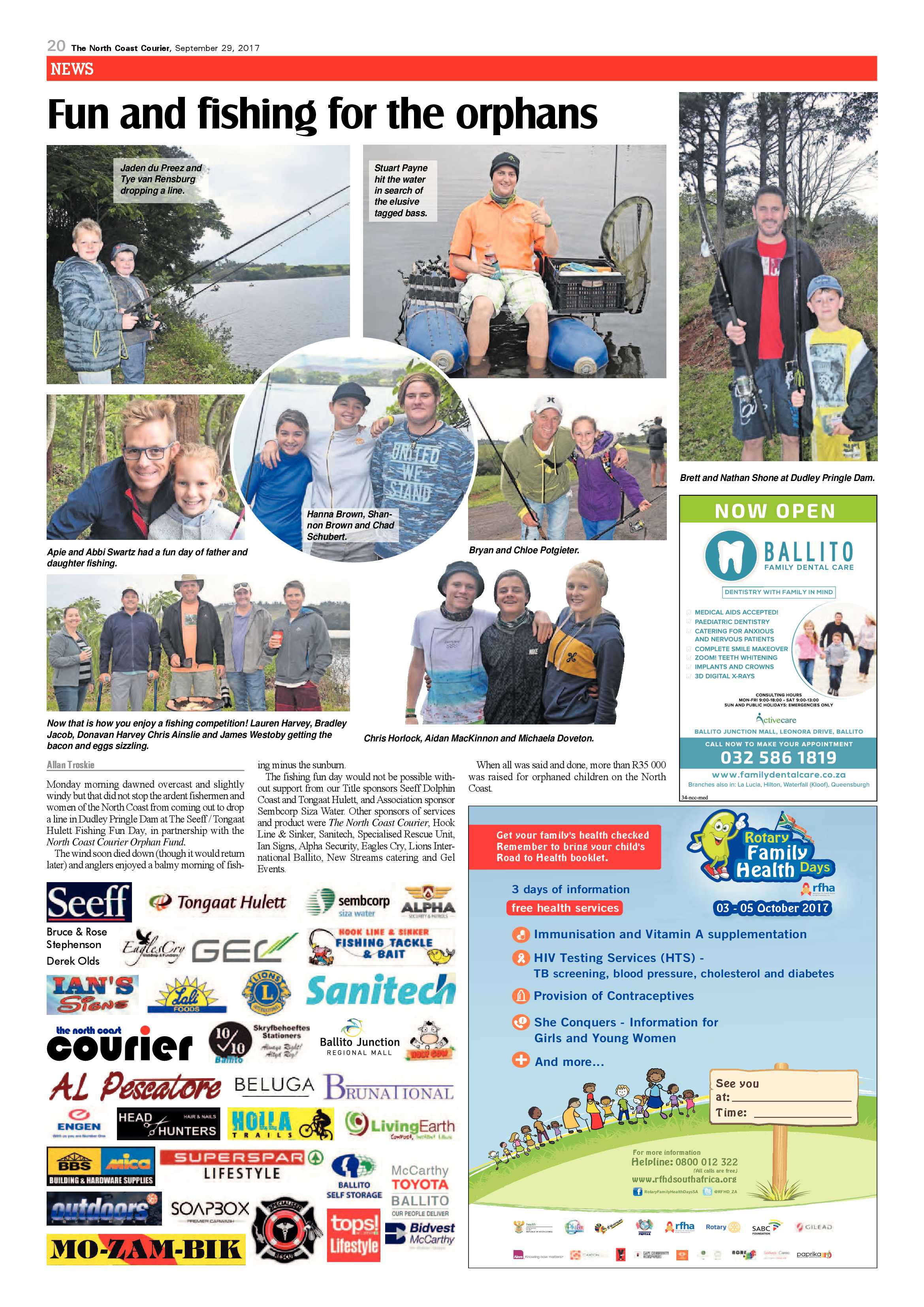 The North Coast Courier – 29 September 2017 page 20
