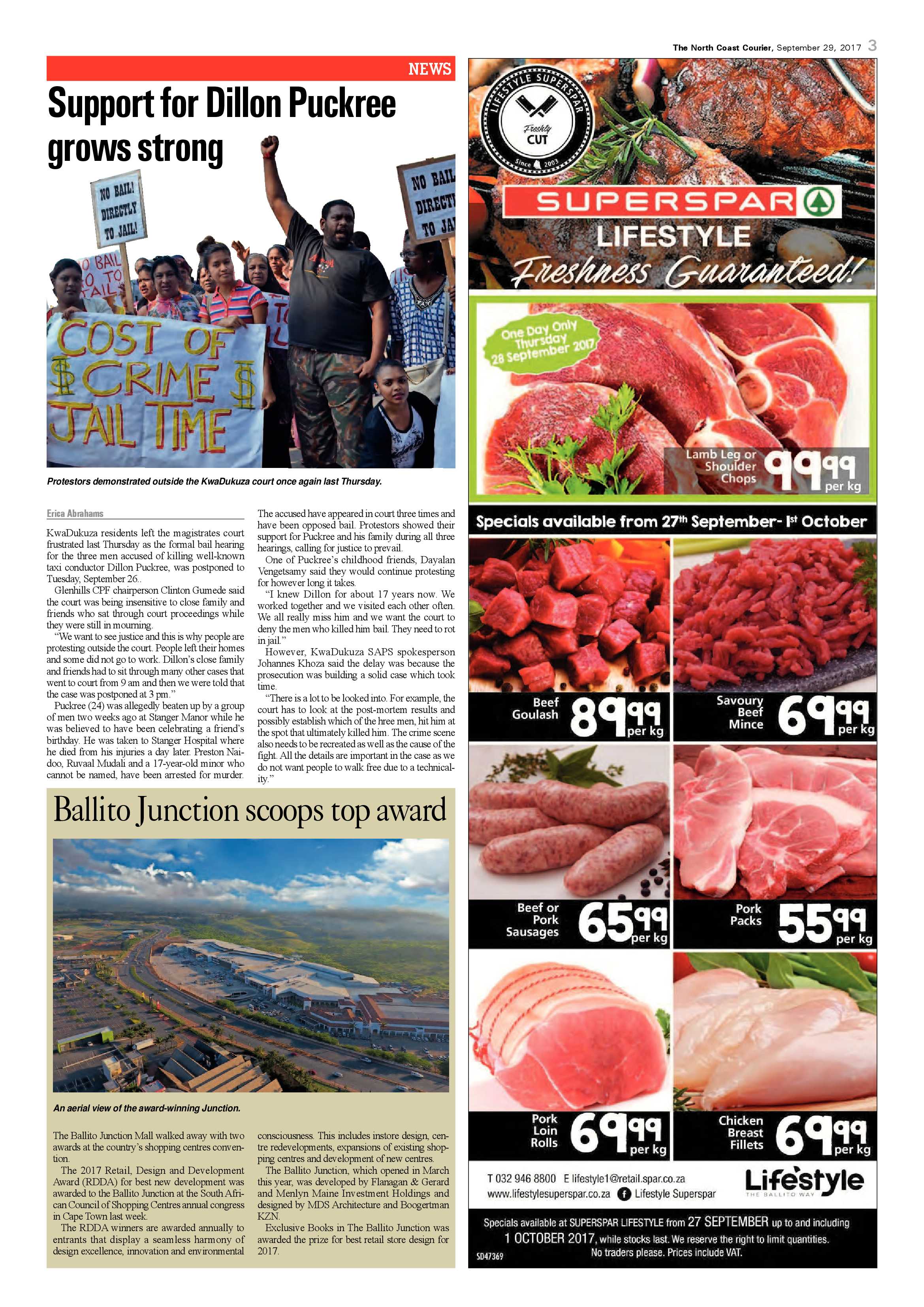 The North Coast Courier – 29 September 2017 page 3