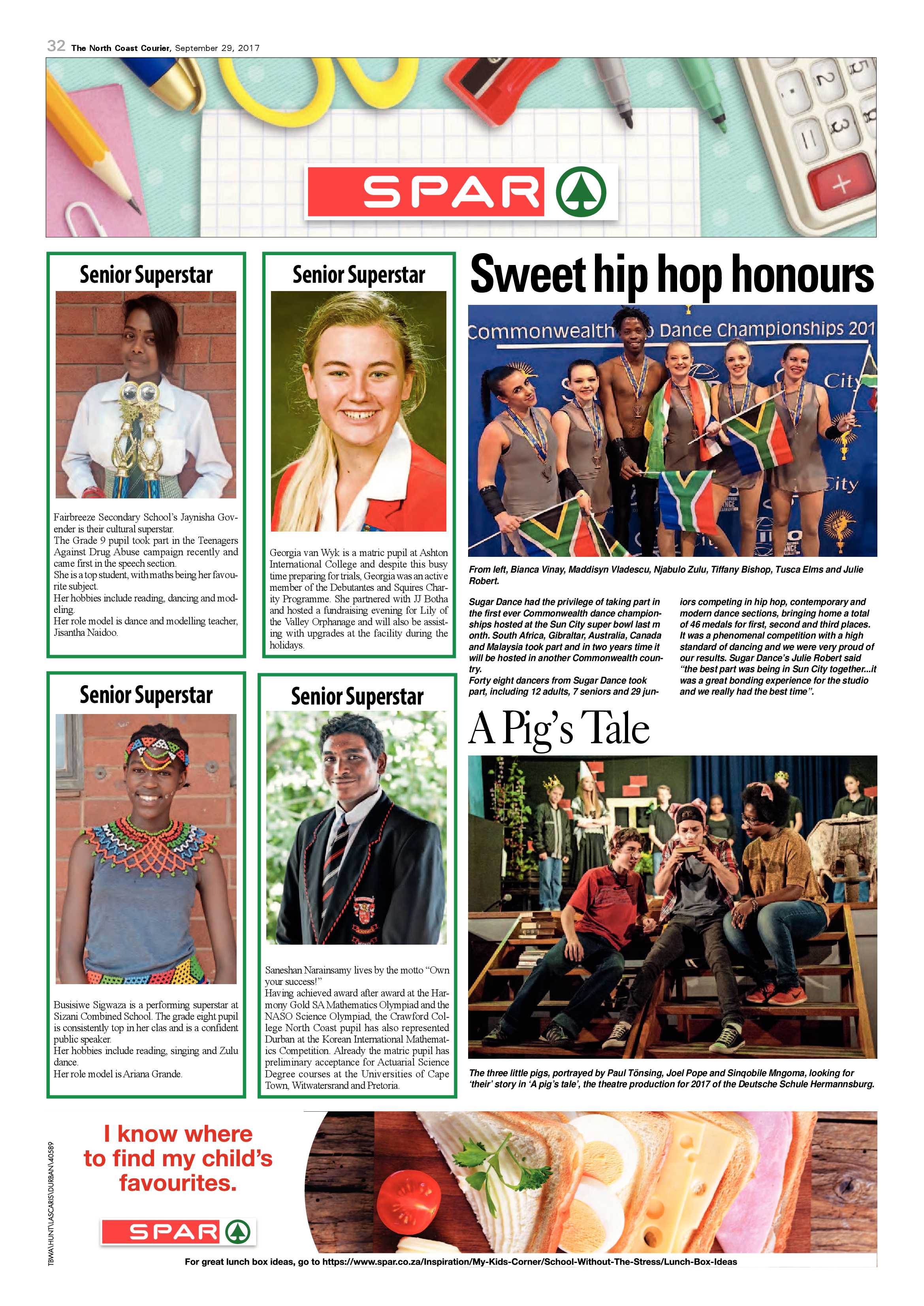 The North Coast Courier – 29 September 2017 page 32