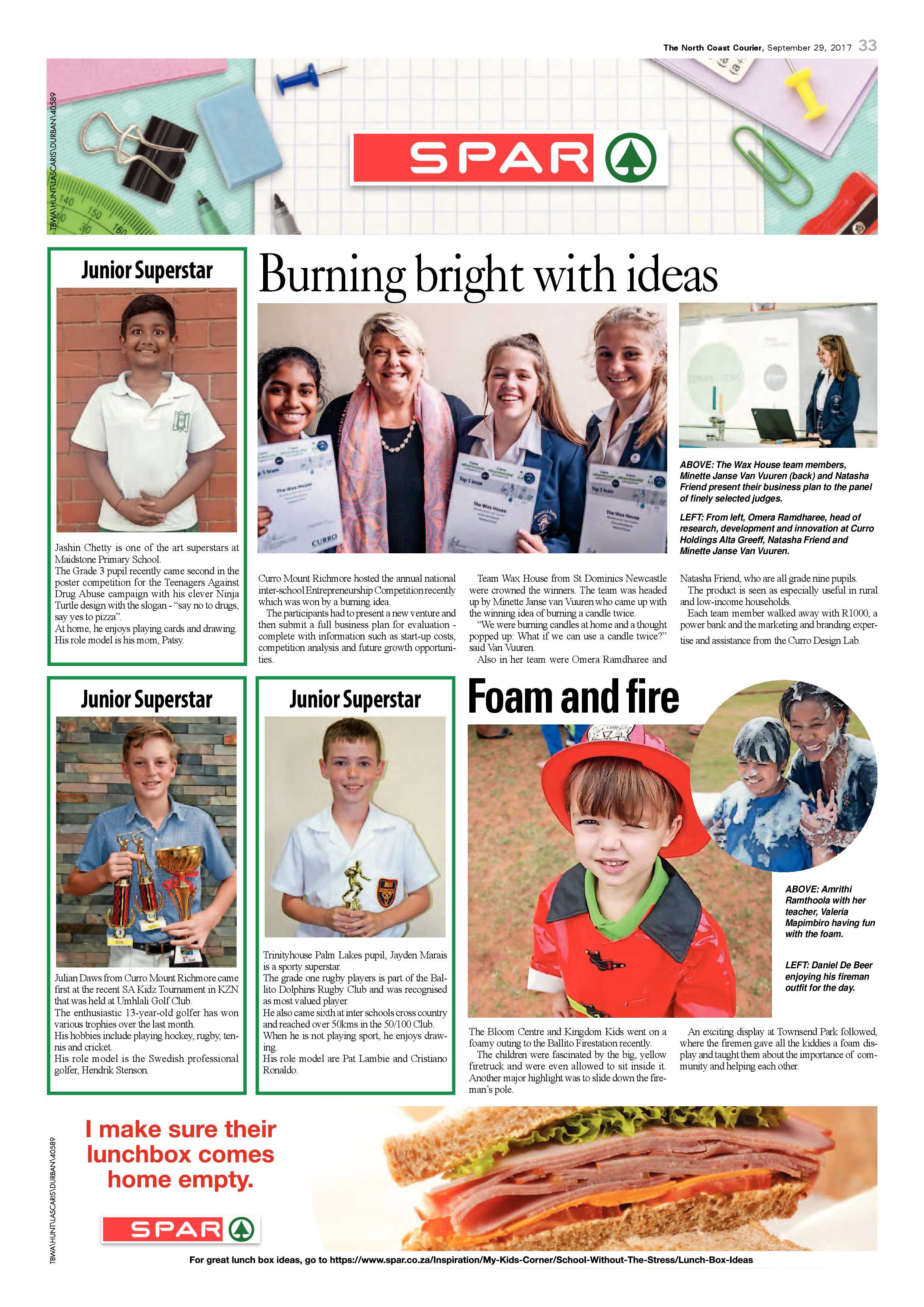The North Coast Courier – 29 September 2017 page 33