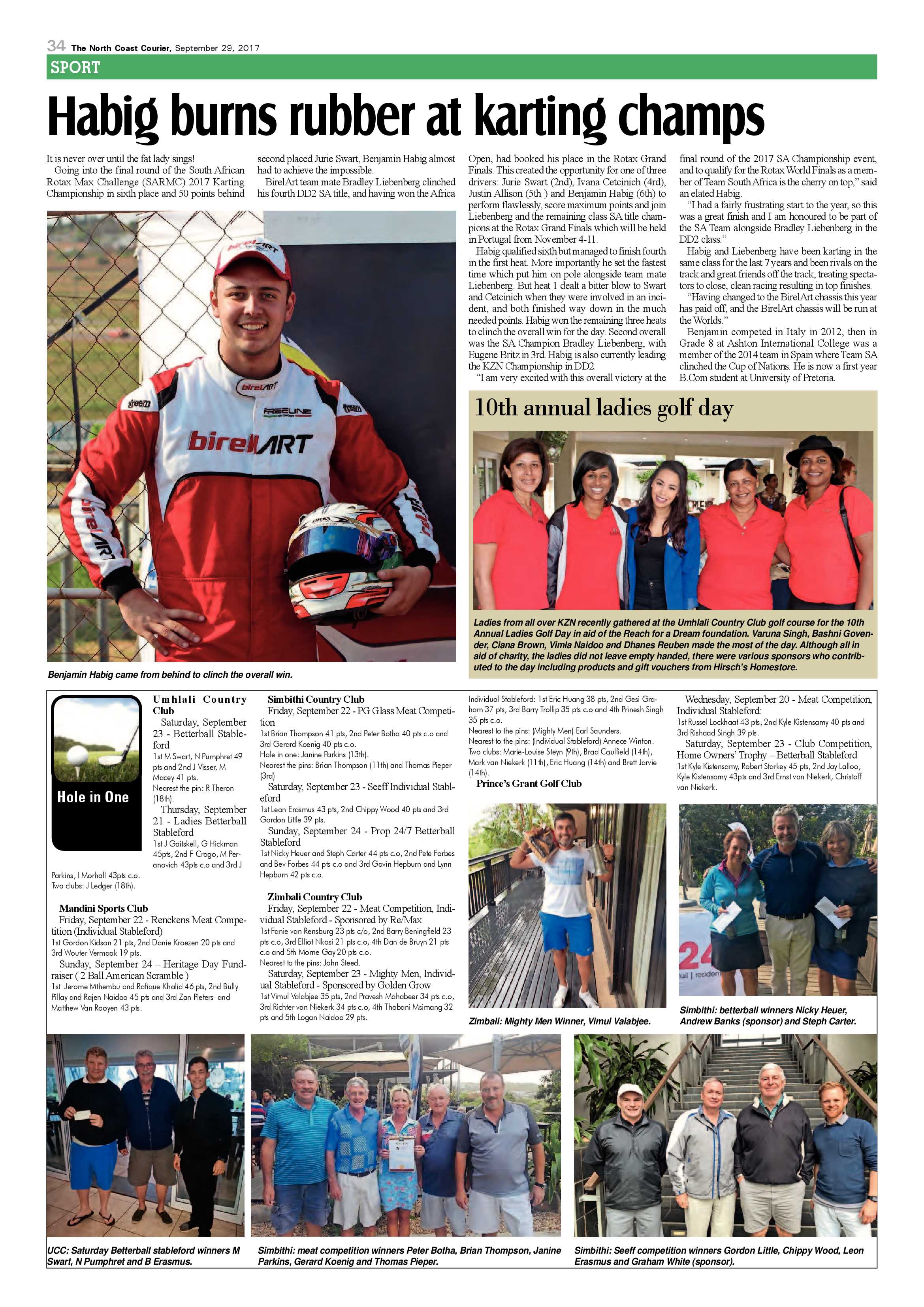 The North Coast Courier – 29 September 2017 page 34