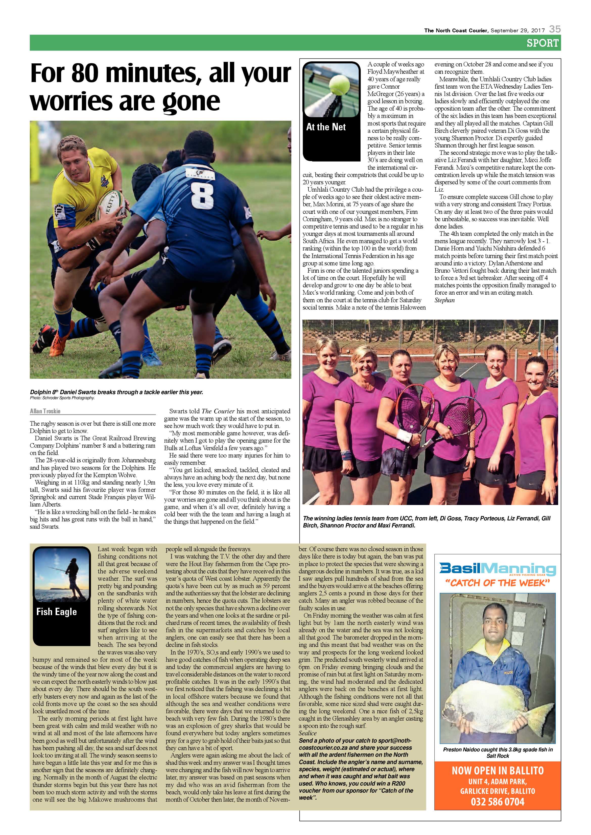 The North Coast Courier – 29 September 2017 page 35