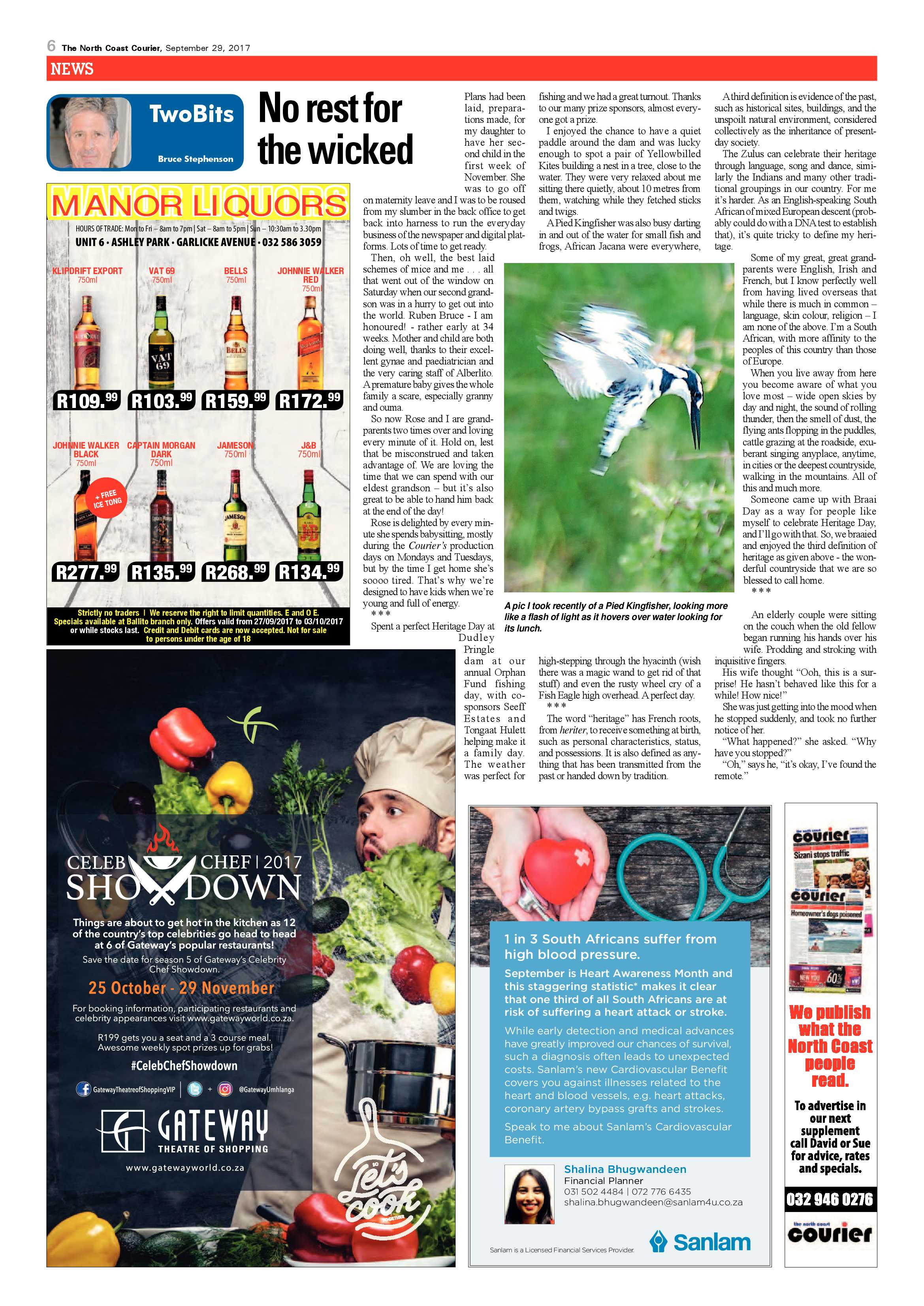 The North Coast Courier – 29 September 2017 page 6