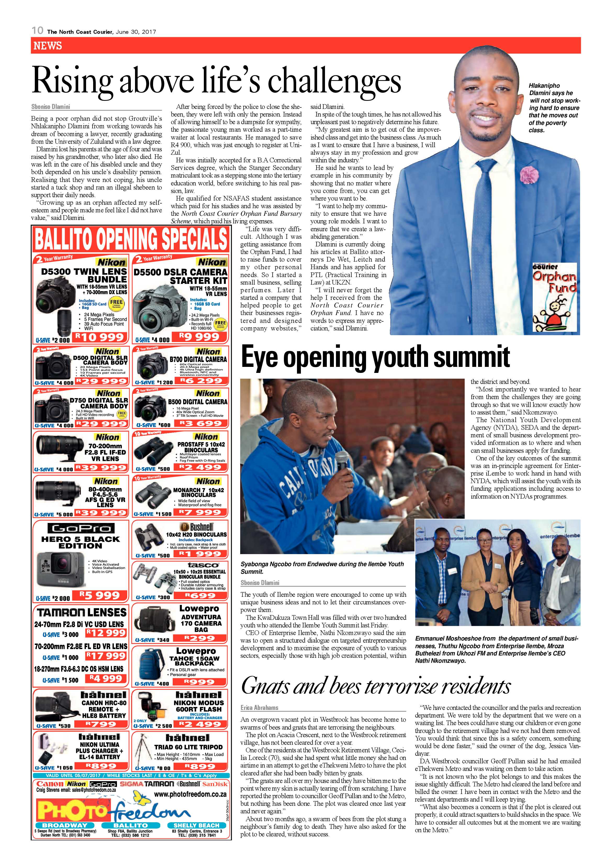 The North Coast Courier – 30 June 2017 page 10