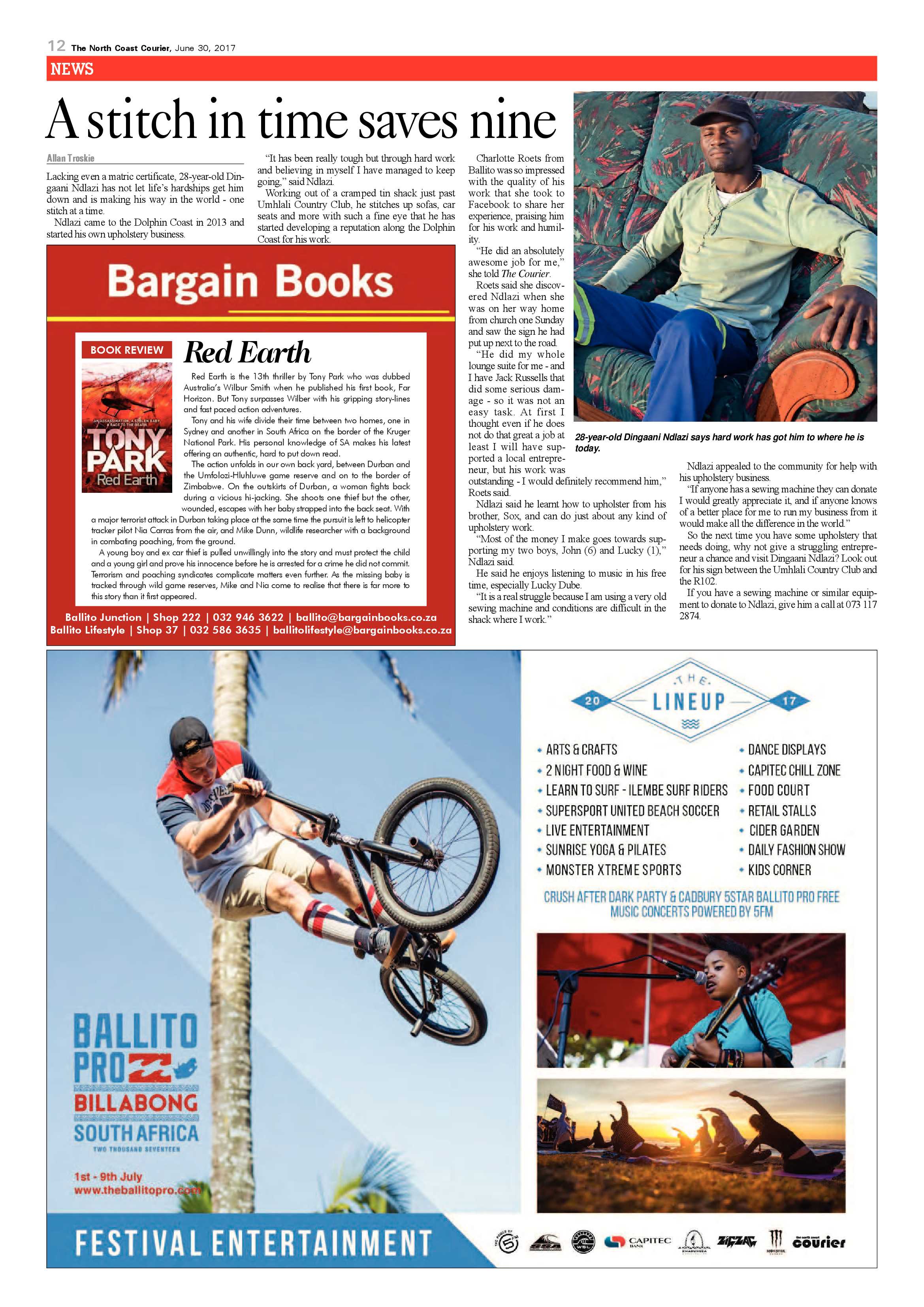 The North Coast Courier – 30 June 2017 page 12