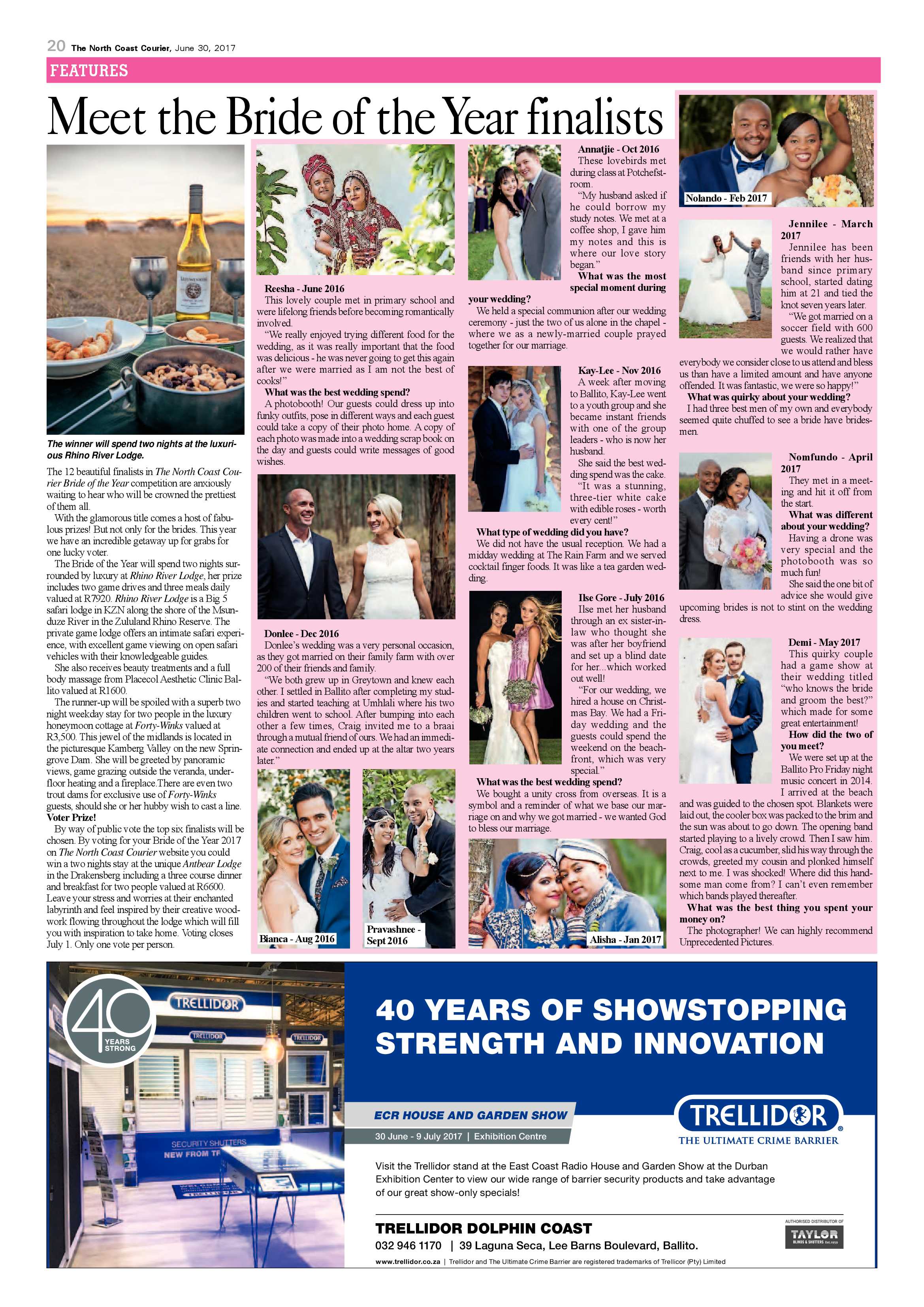 The North Coast Courier – 30 June 2017 page 20