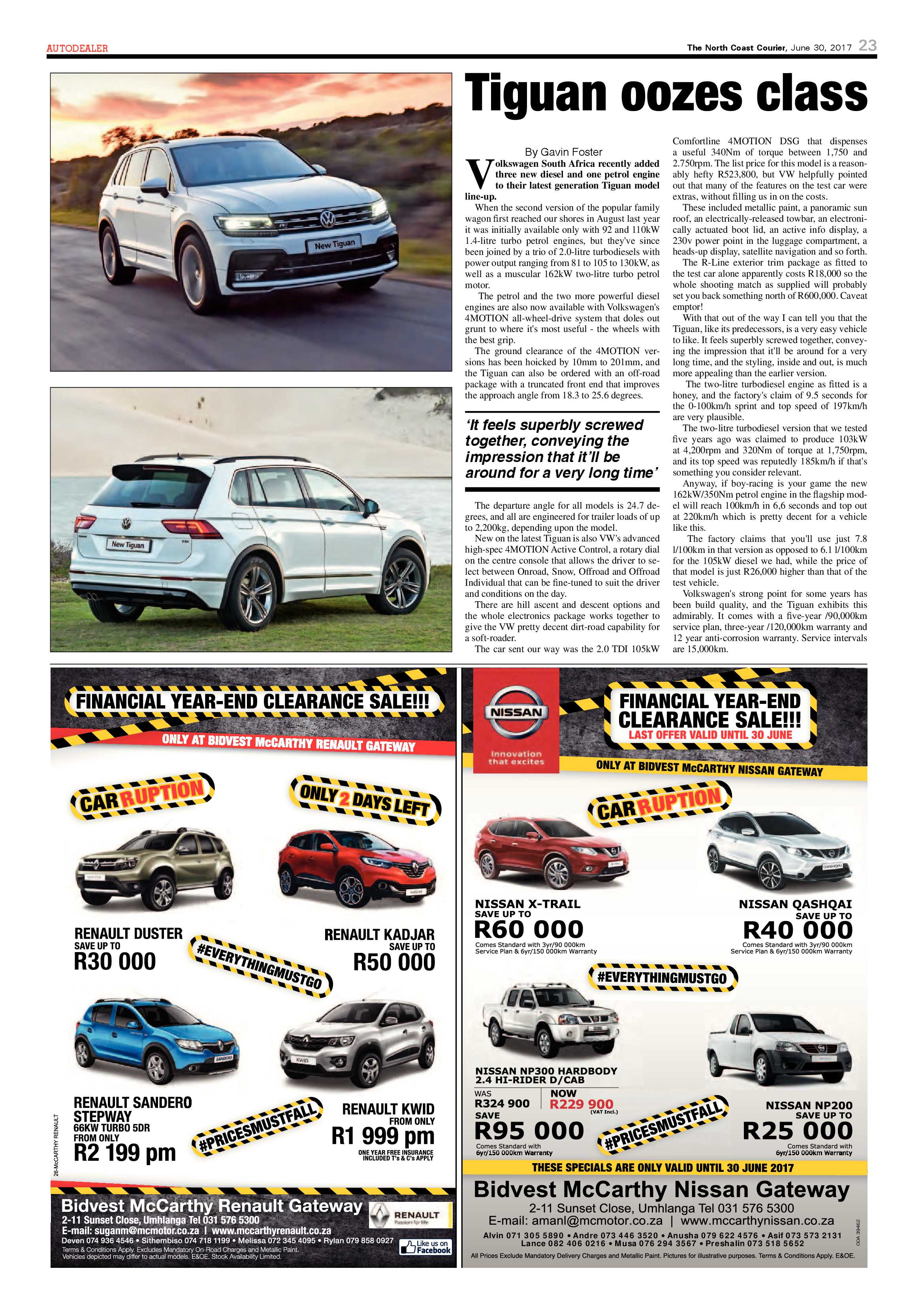 The North Coast Courier – 30 June 2017 page 23