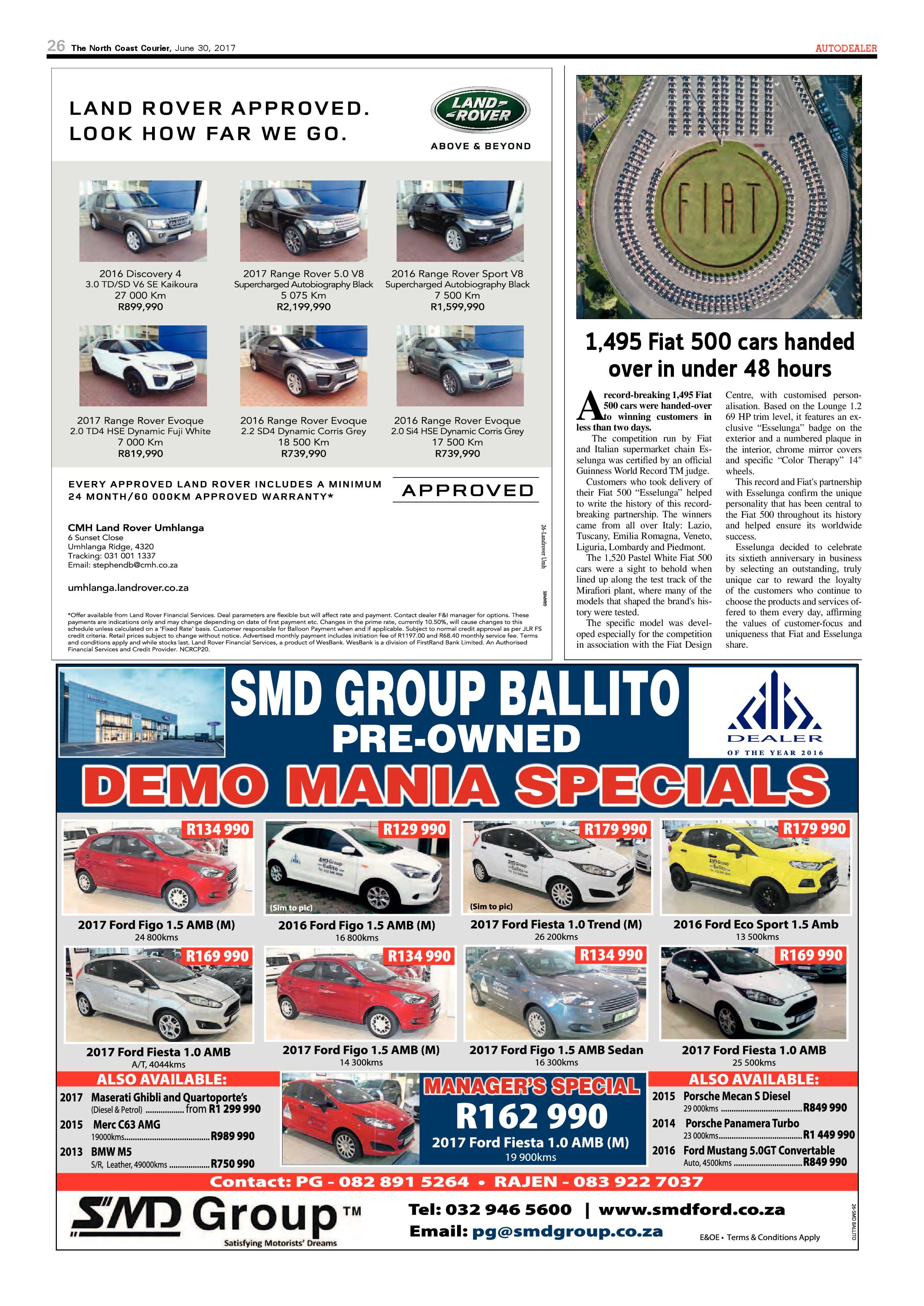 The North Coast Courier – 30 June 2017 page 26