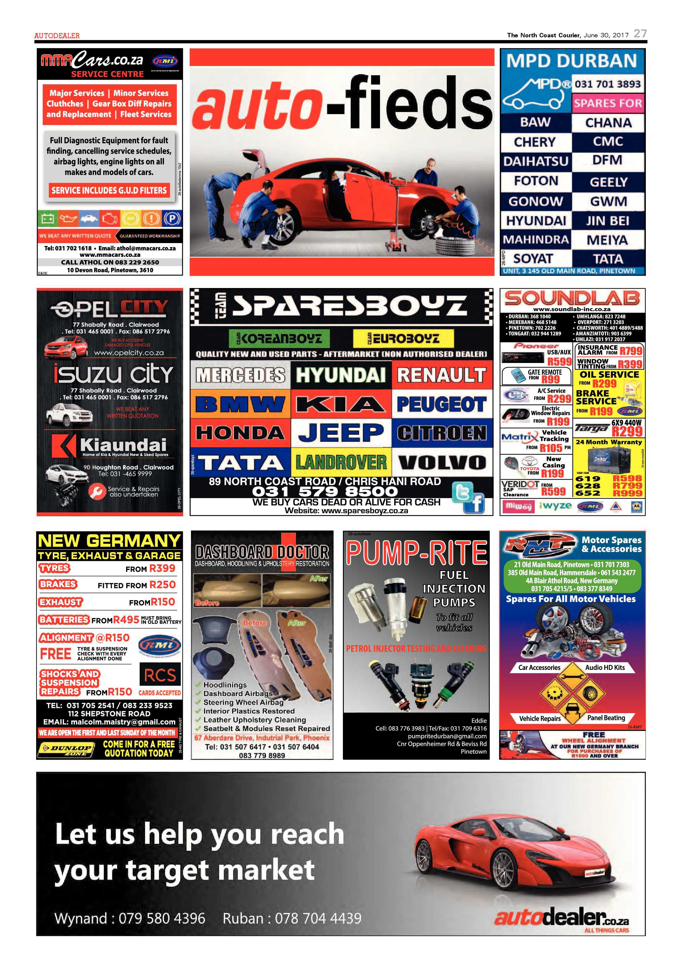 The North Coast Courier – 30 June 2017 page 27