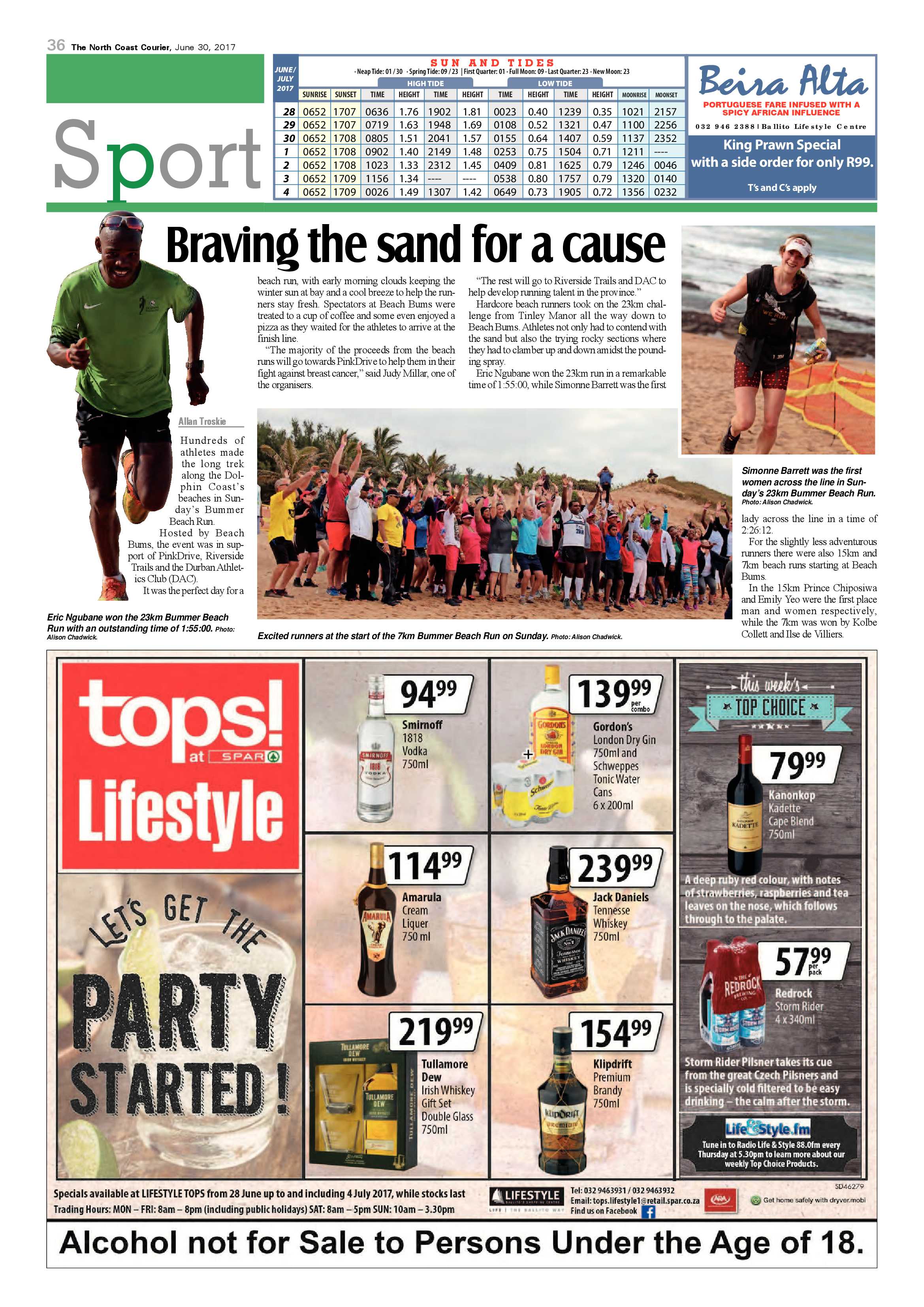 The North Coast Courier – 30 June 2017 page 36