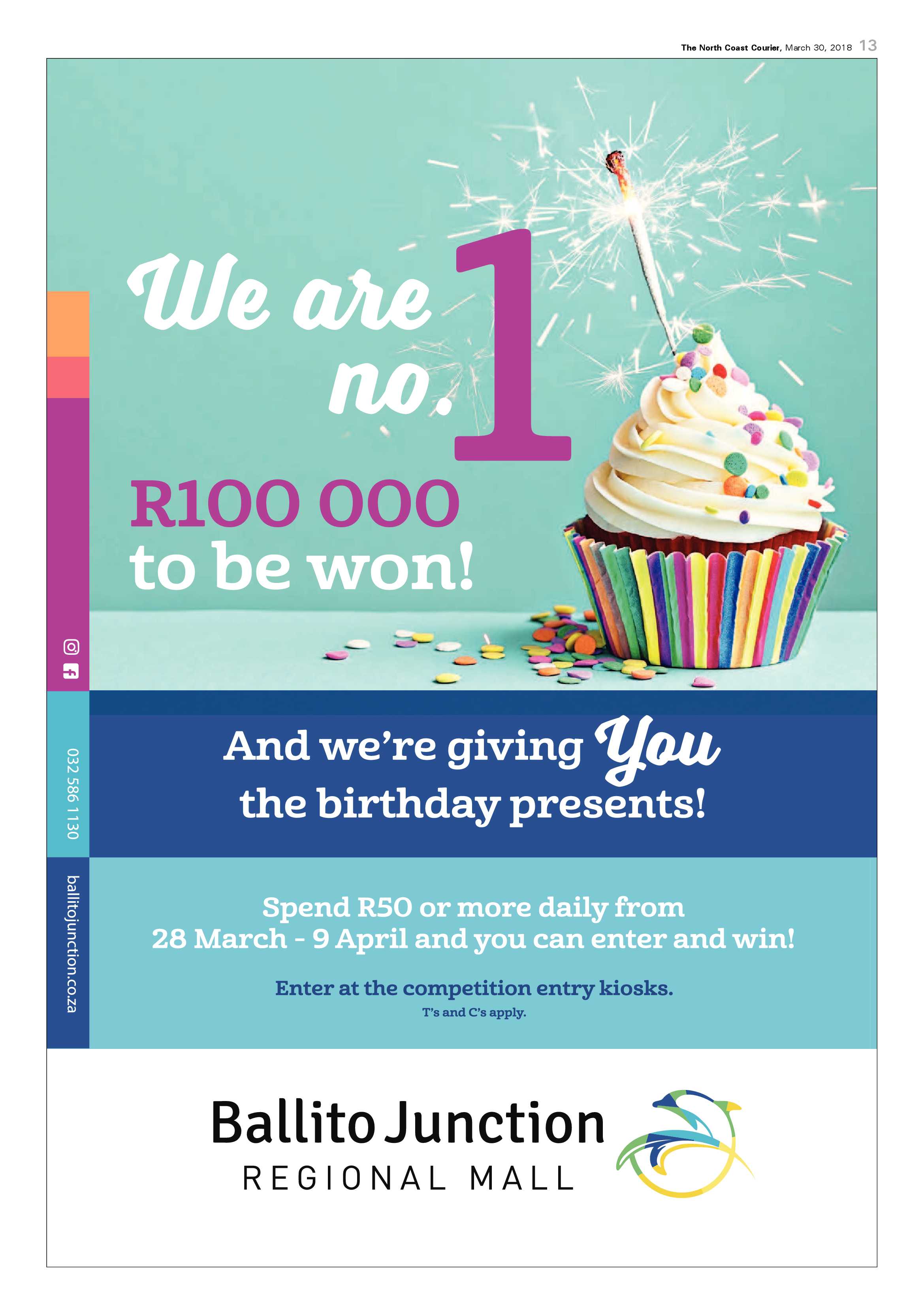 The North Coast Courier – 30 March 2018 page 13