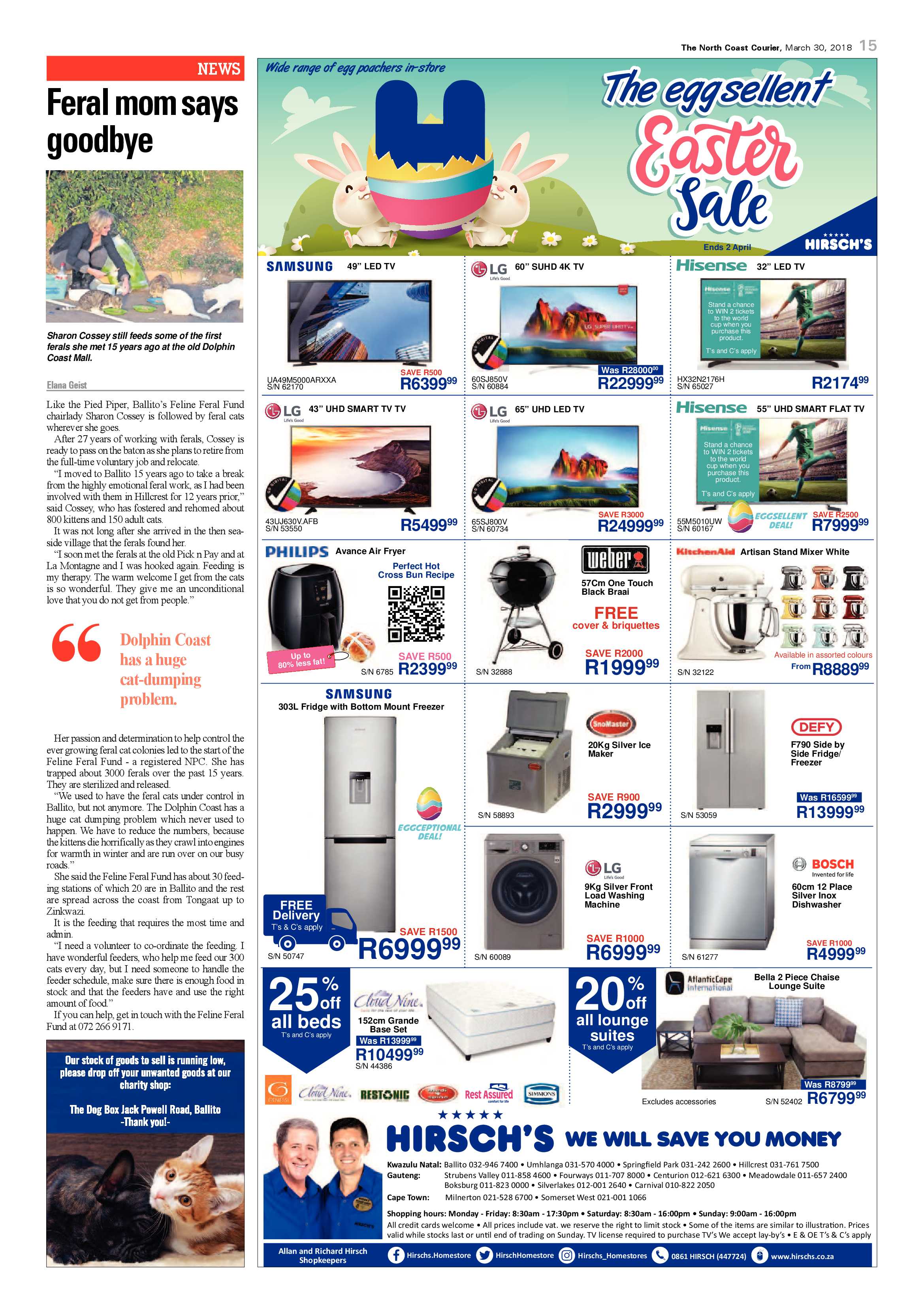 The North Coast Courier – 30 March 2018 page 15
