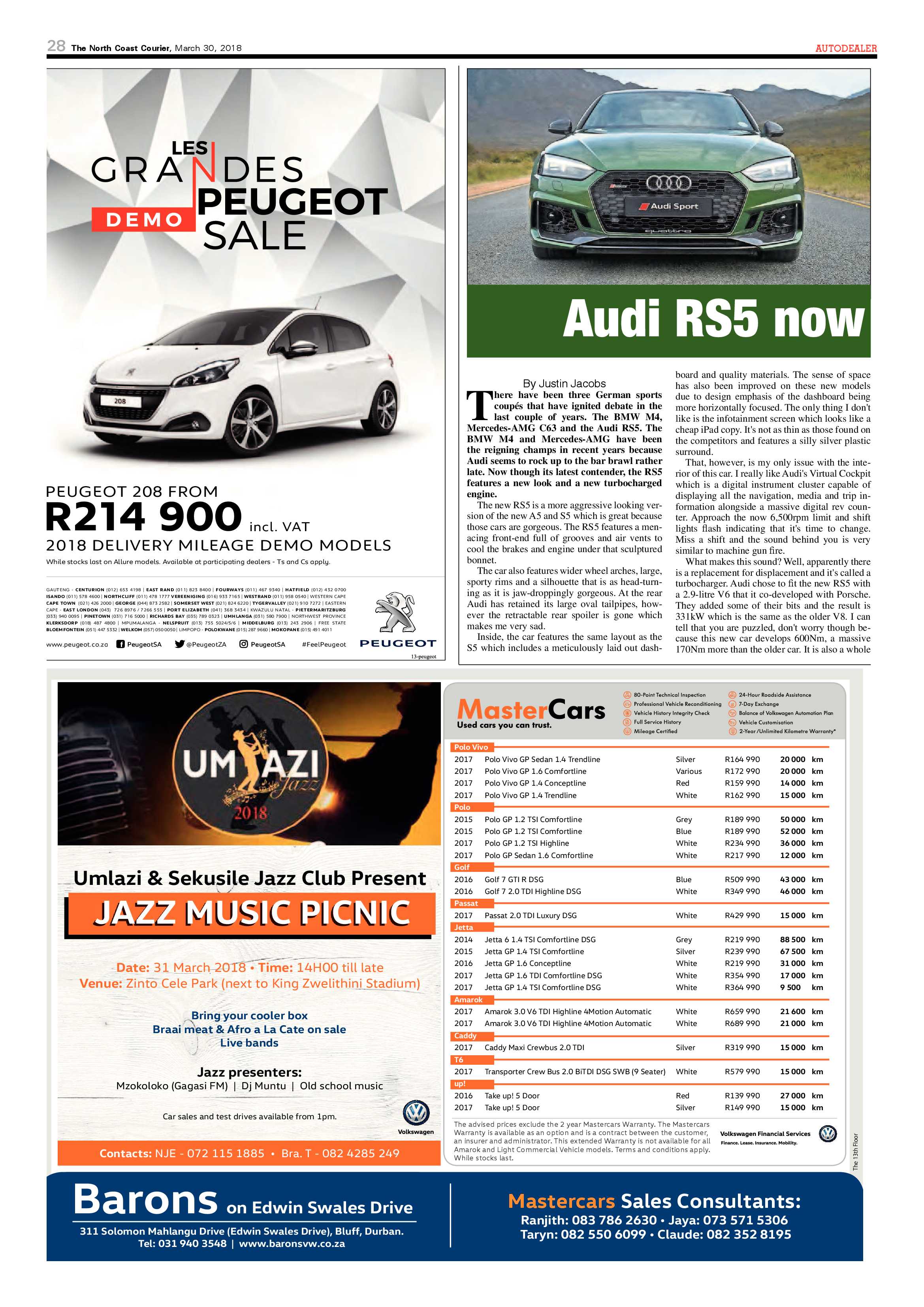 The North Coast Courier – 30 March 2018 page 28