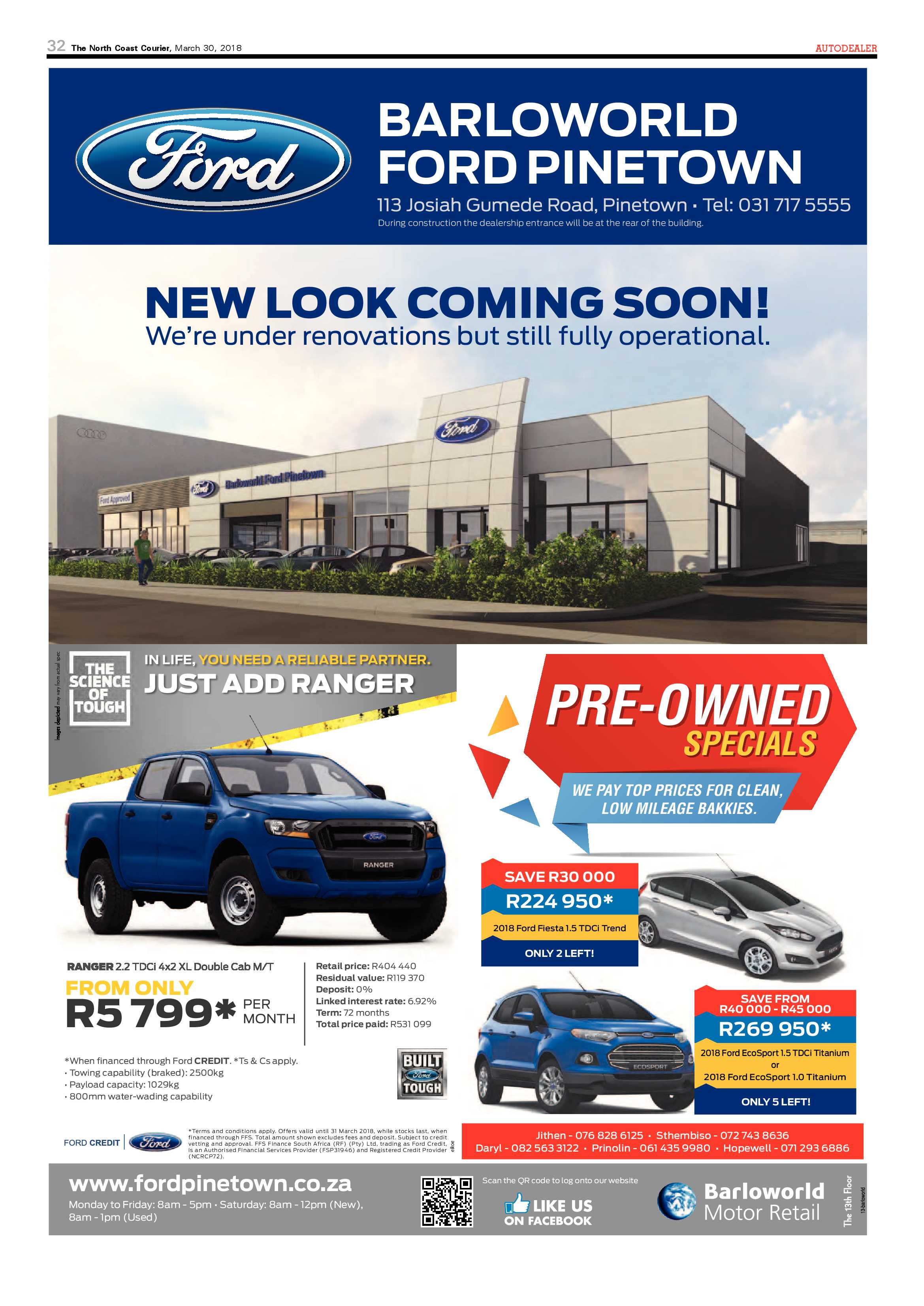 The North Coast Courier – 30 March 2018 page 32